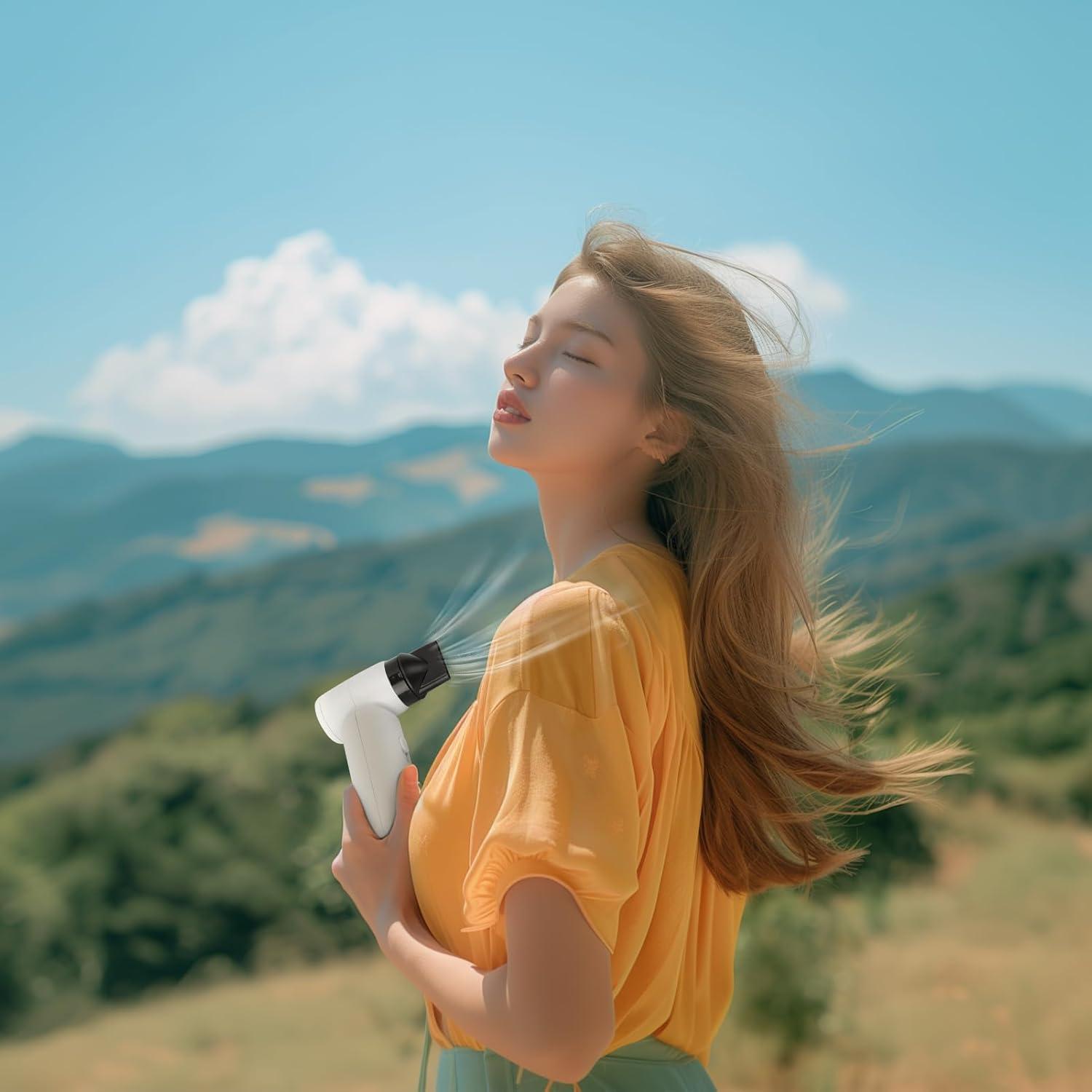 Soplador de Aire Comprimido Ejoyous 80000RPM Portátil Blanco