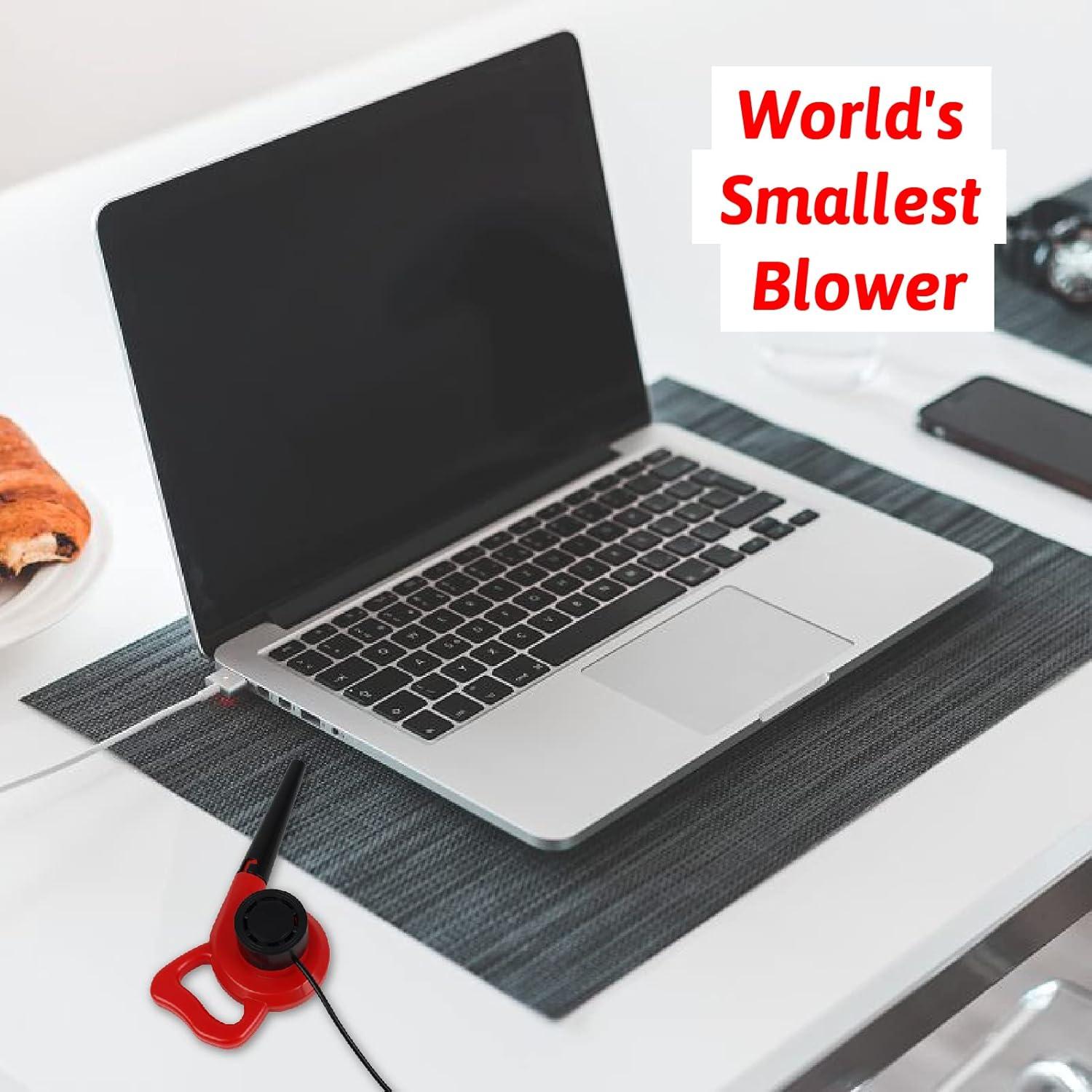 YOBRO Mighty Mini Blower,Fluid Art Tiny Simulated Blower,Real Working Blower,USB Powered,Wonderfully for Acrylic Paint Blowing & Alcohol Ink Art