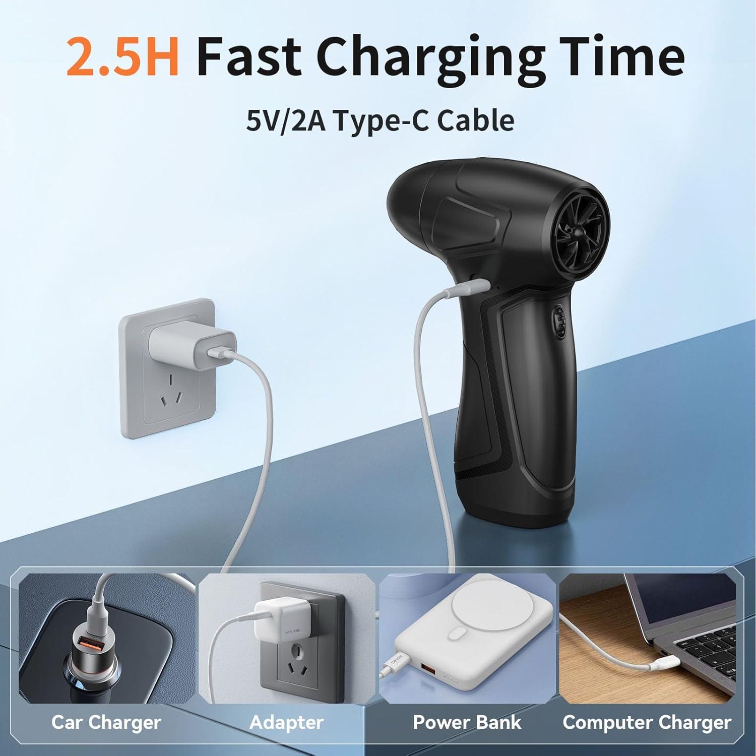 Soplador de Aire Comprimido Recargable PinaiIon AirDuster-X2