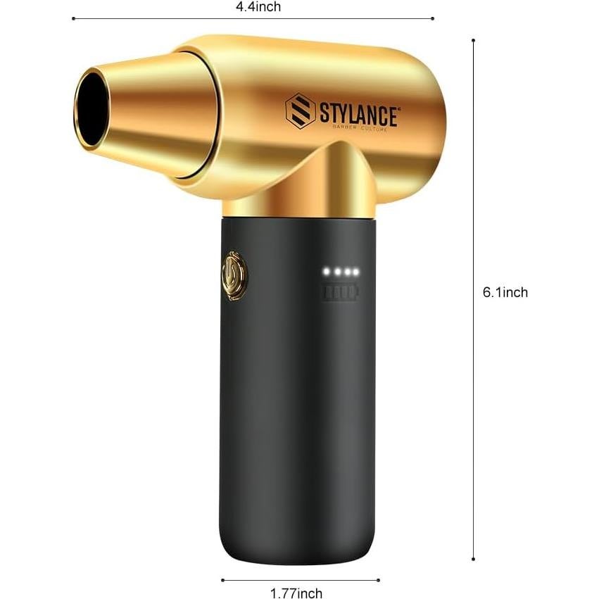 Soplador de Aire Comprimido STYLANCE Mini 3 Velocidades Oro