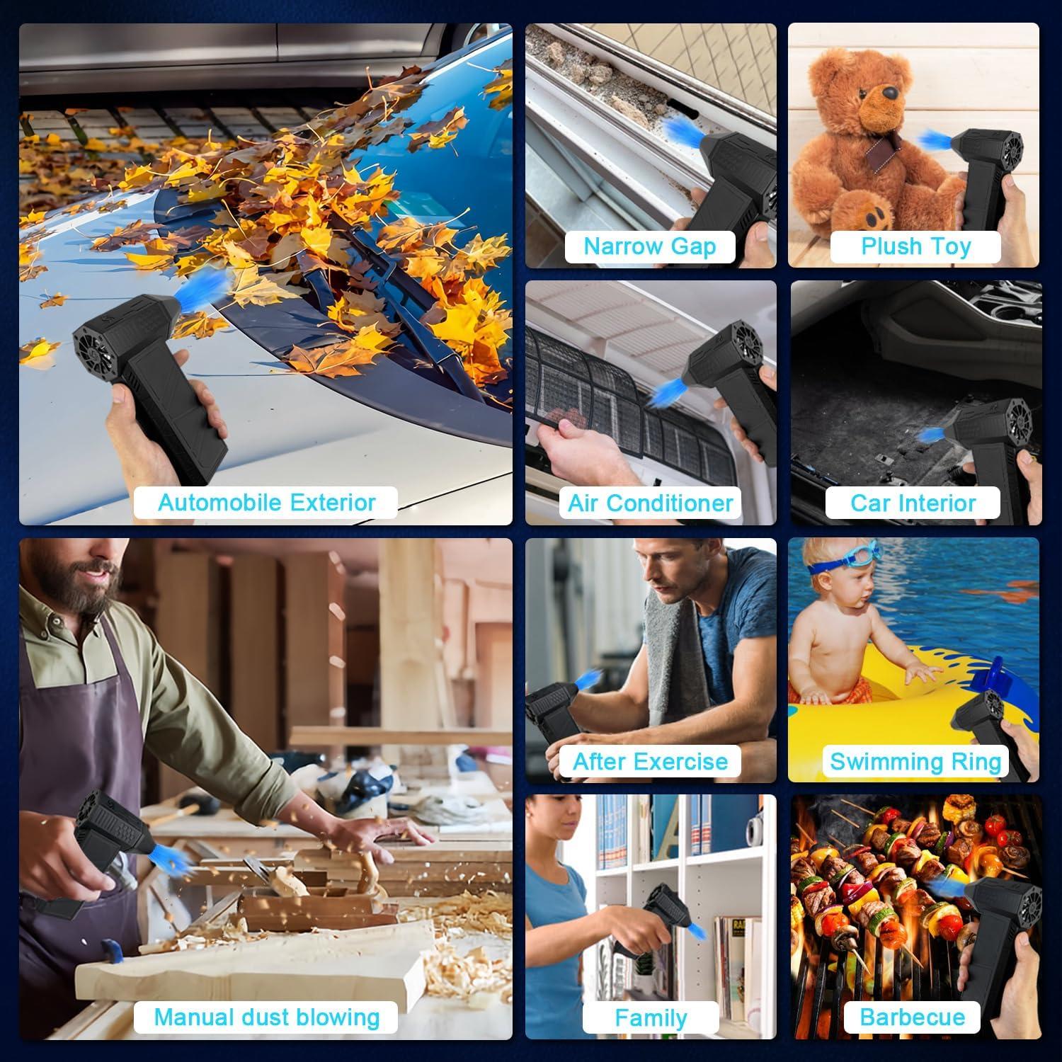 Soplador de Aire Comprimido JNBGTU X3 PRO 150000 RPM 3 Velocidades