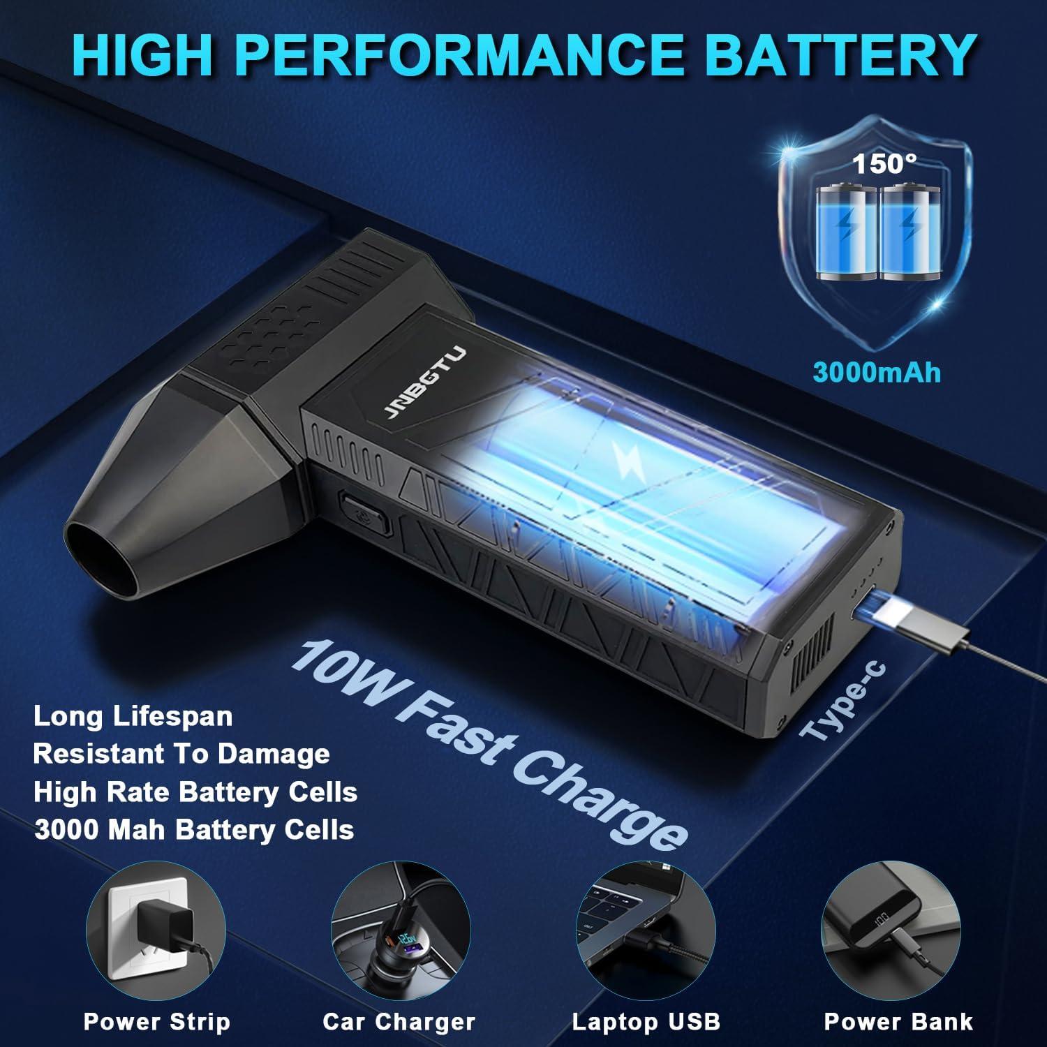 Soplador de Aire Comprimido JNBGTU X3 PRO 150000 RPM 3 Velocidades