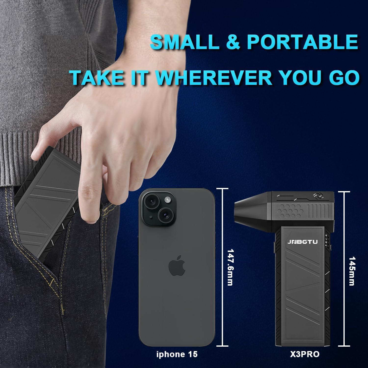 Soplador de Aire Comprimido JNBGTU X3 PRO 150000 RPM 3 Velocidades