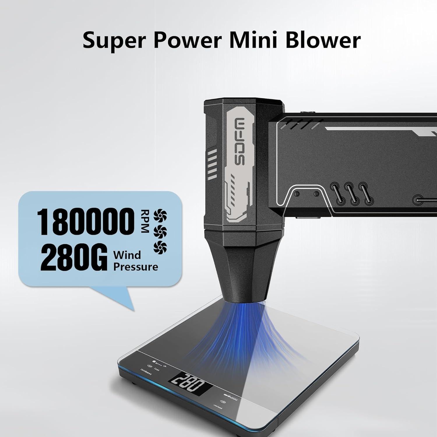 Soplador de Aire Comprimido SDFM X15 - 180,000 RPM Inalámbrico