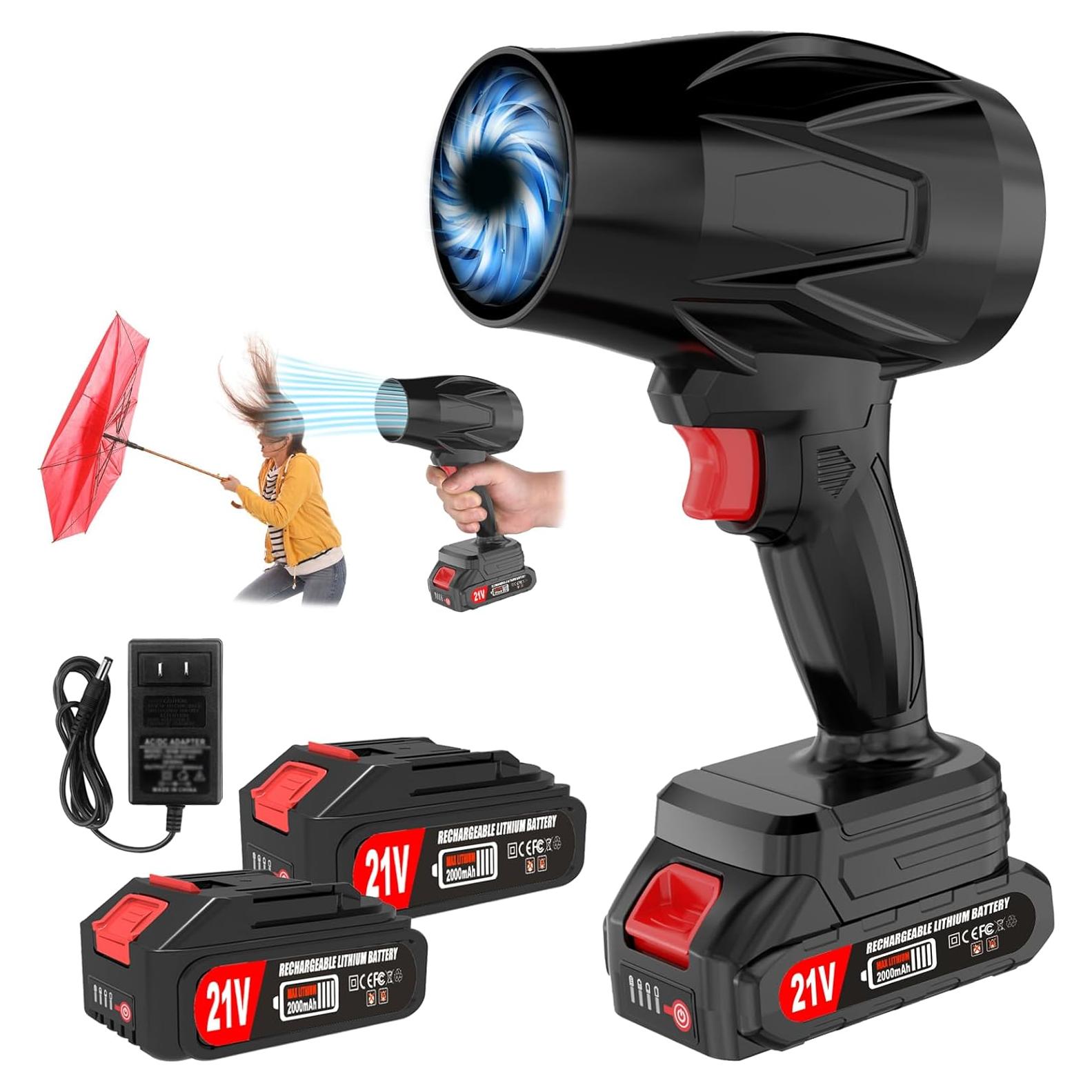 Soplador de Hojas Inalámbrico Vopot NW002 21V 2 Baterías