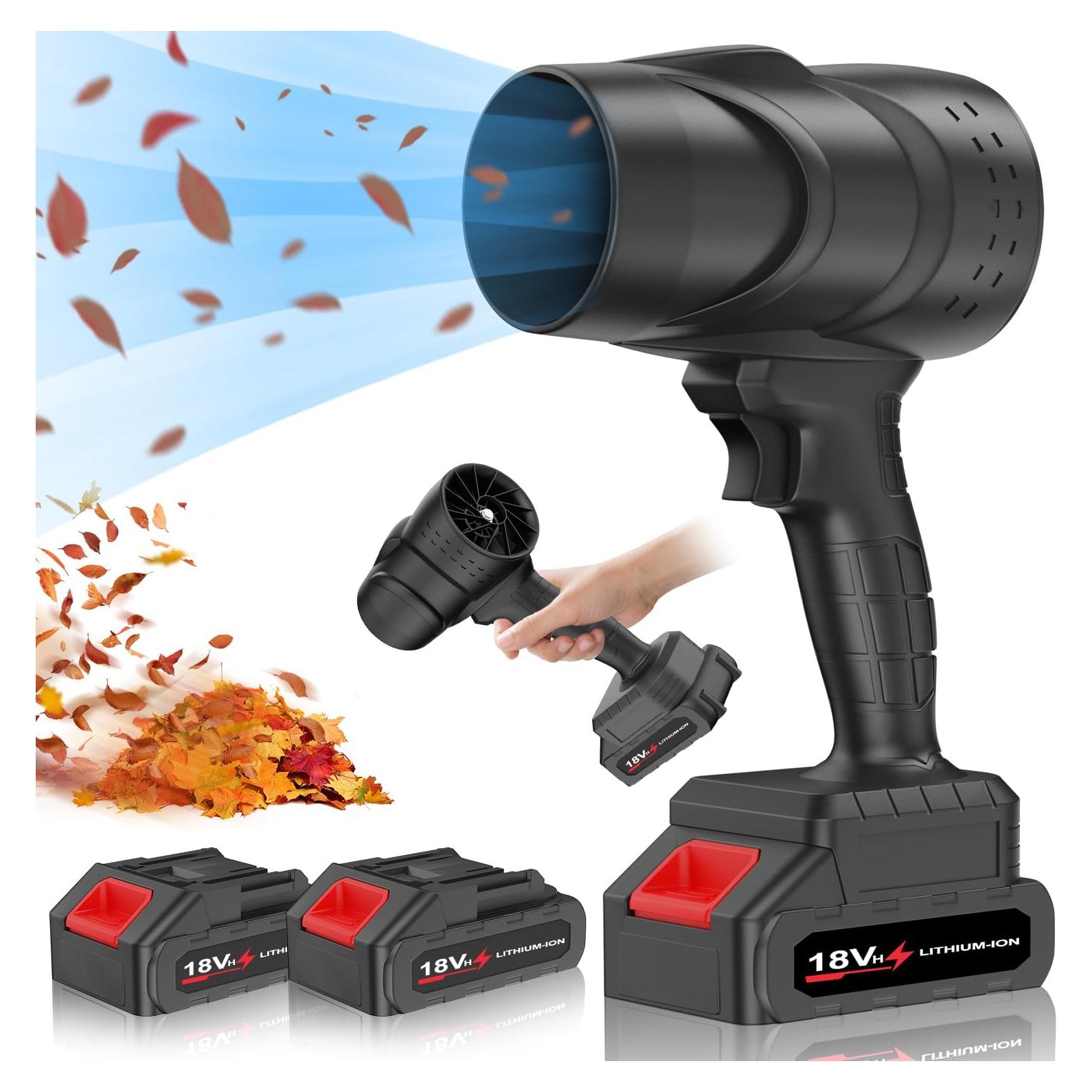 Soplador de Hojas Inalámbrico Toieue TB-888 18V 15000RPM