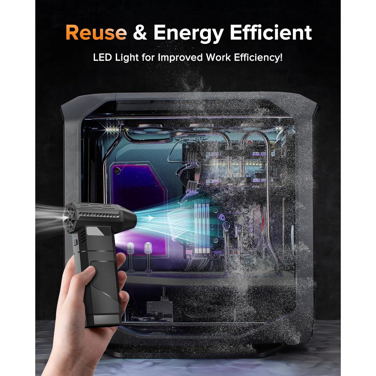 Soplador de Aire Eléctrico COSANO F3 Inalámbrico 220W 348g