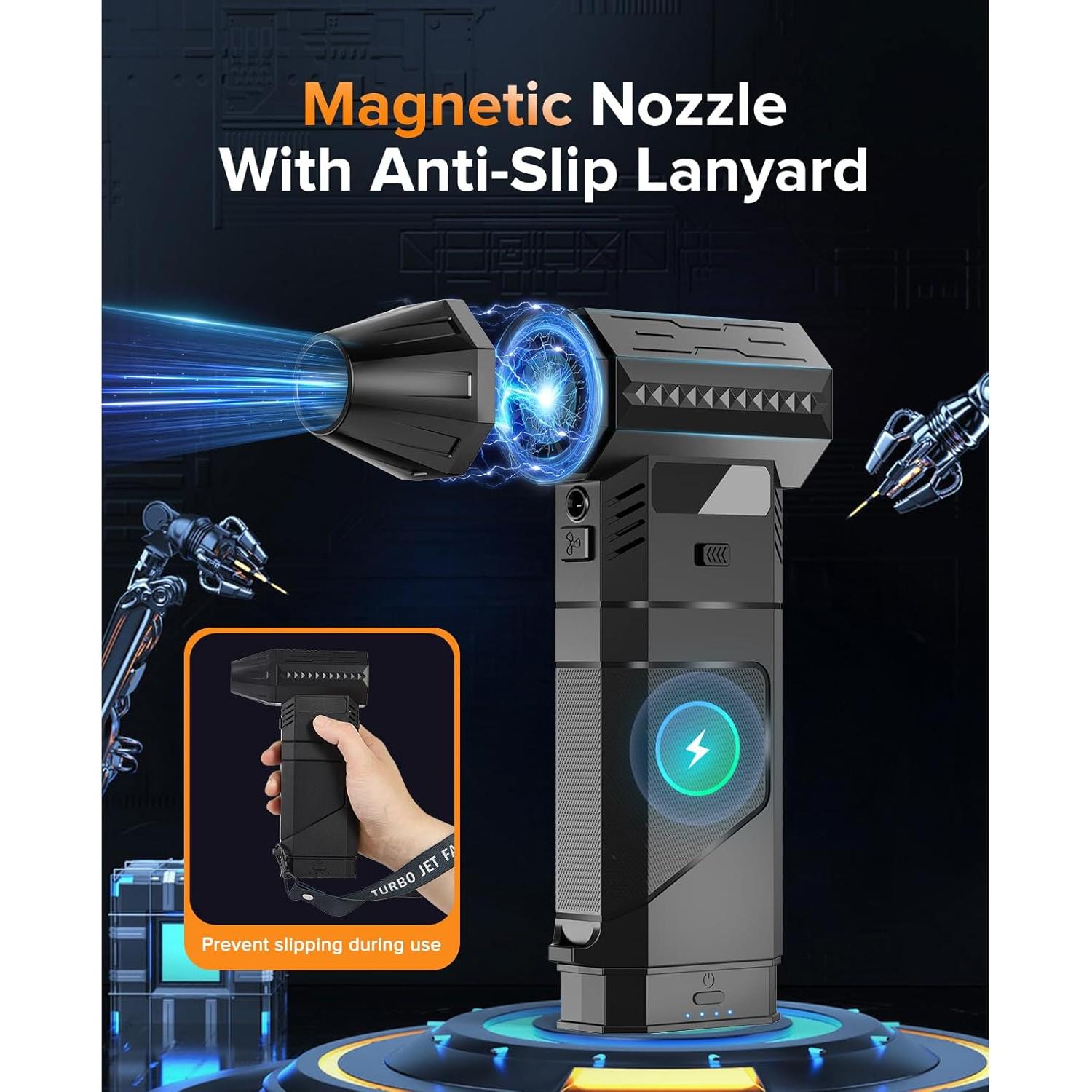 Soplador de Aire Eléctrico COSANO F3 Inalámbrico 220W 348g