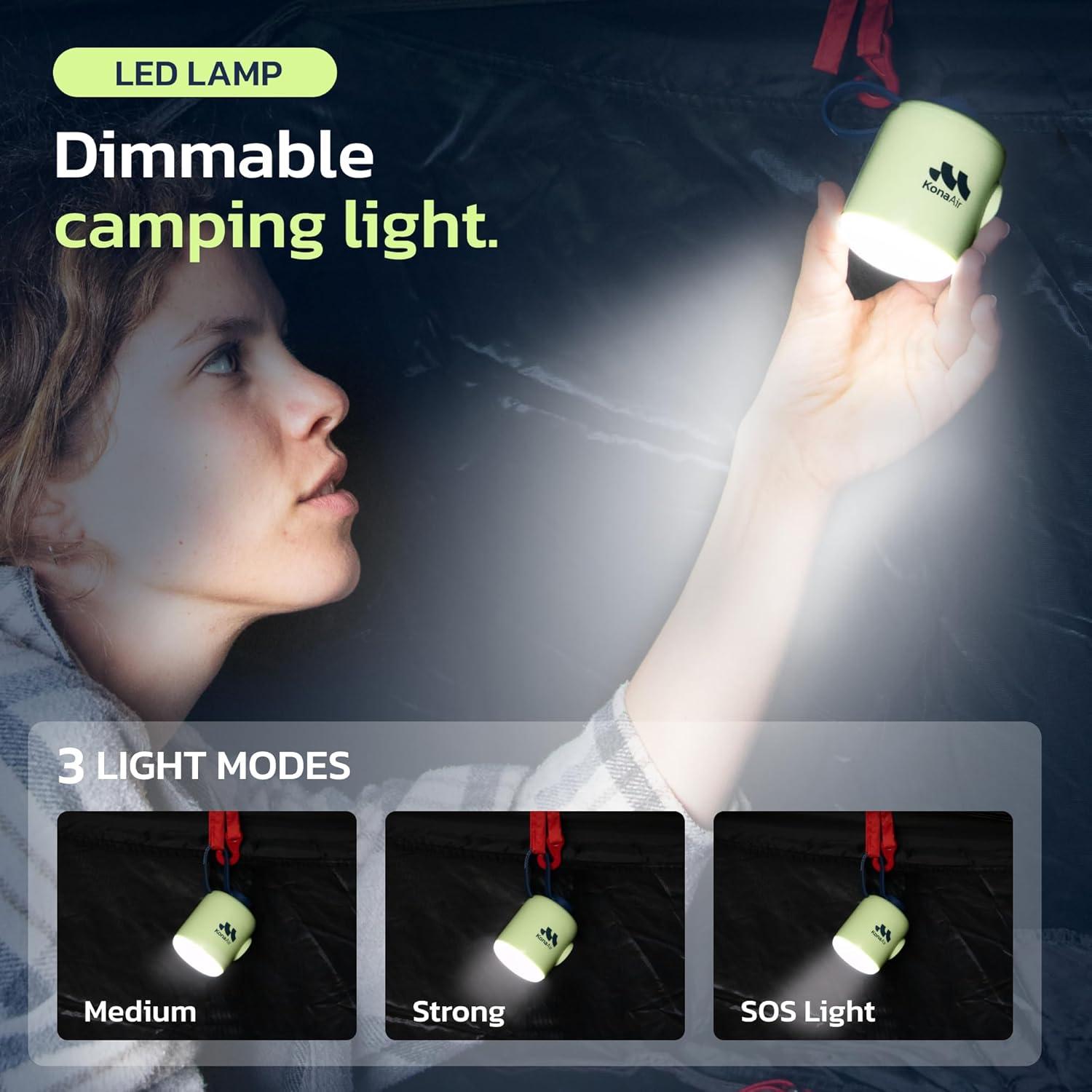 Bomba de Aire Eléctrica Woowind Kona Air 200 LPM Verde