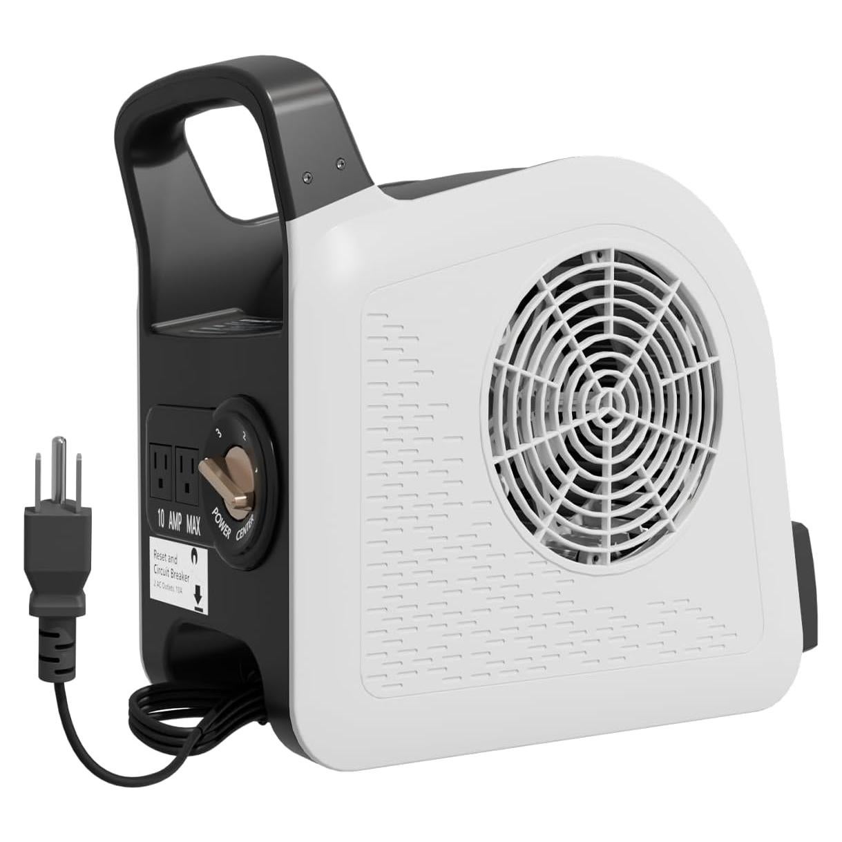 Ventilador de Piso Portátil Sungaryard 130W 3 Velocidades 185°