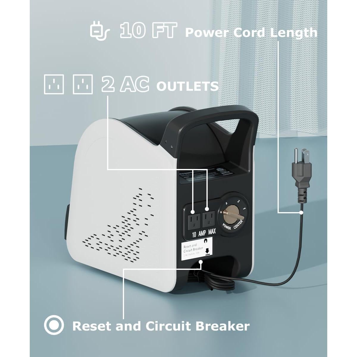 Ventilador de Piso Portátil Sungaryard 130W 3 Velocidades 185°