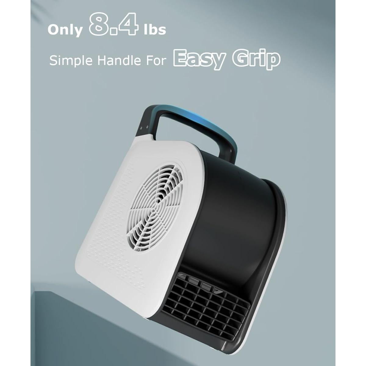 Ventilador de Piso Portátil Sungaryard 130W 3 Velocidades 185°