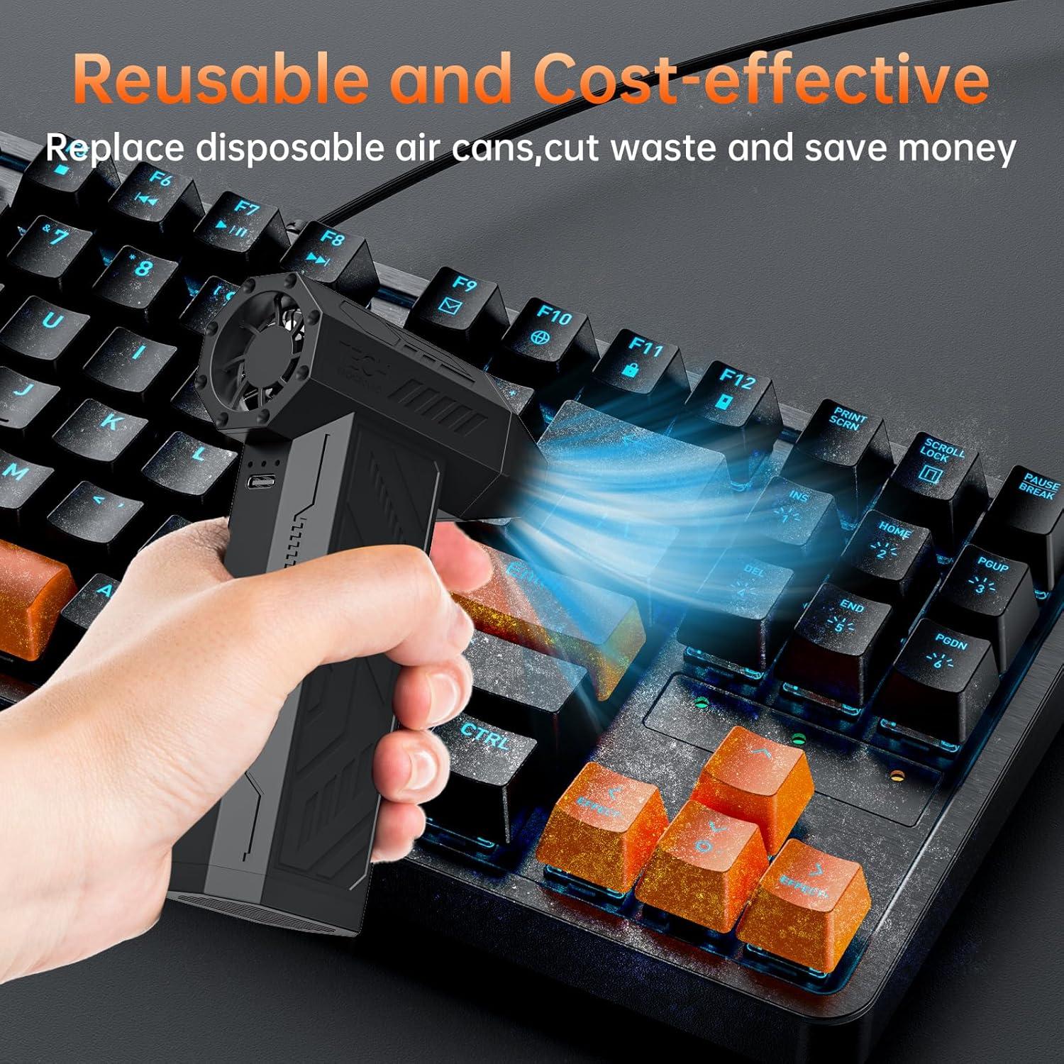 Soplador de Aire Eléctrico Ekmoey WT009 130,000 RPM 4 Velocidades