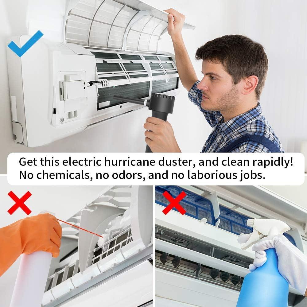 Soplador de Aire Comprimido ABVOT Inalámbrico 6000mAh 45000RPM