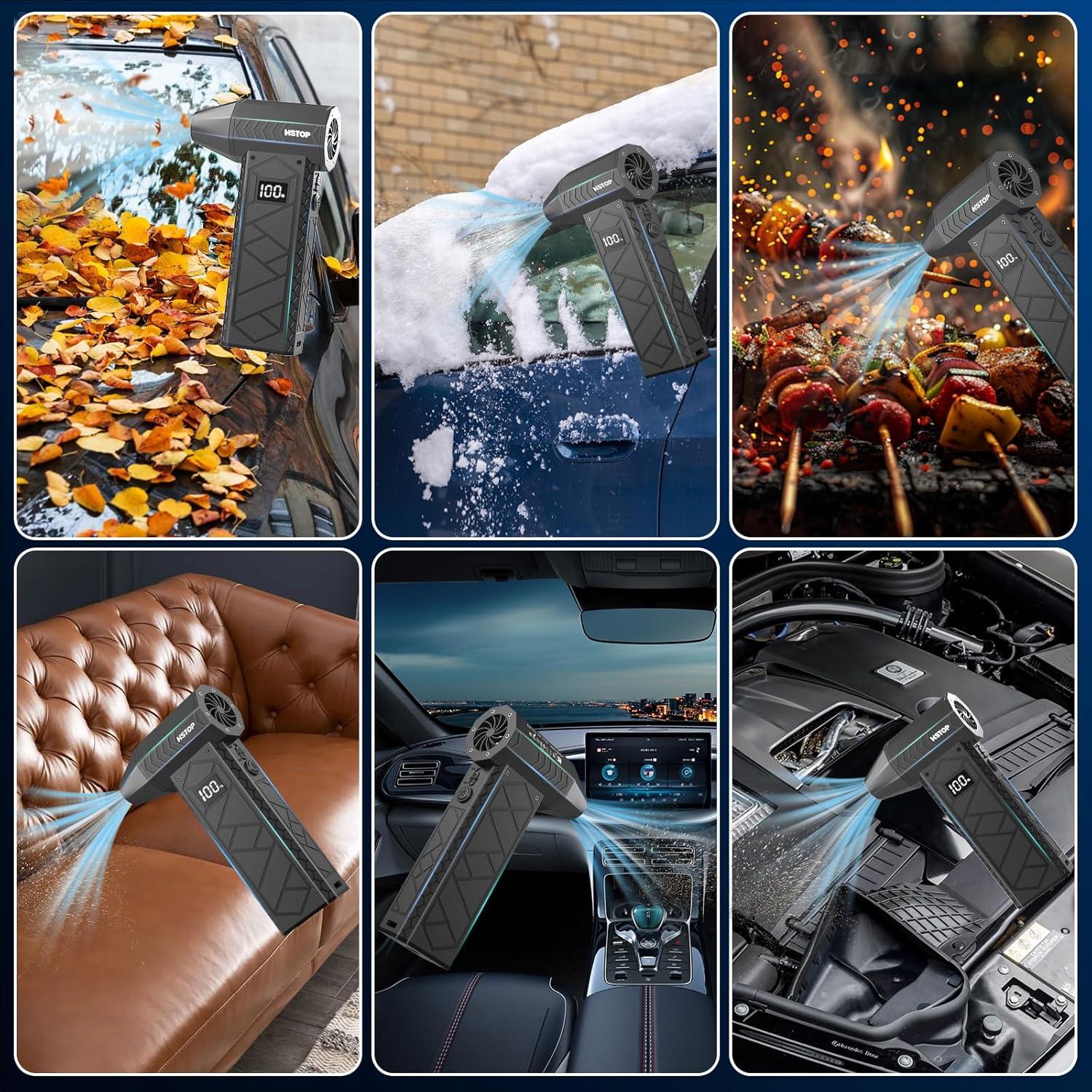 Soplador de aire eléctrico XJUGEZ BL02 180000RPM 10000mAh