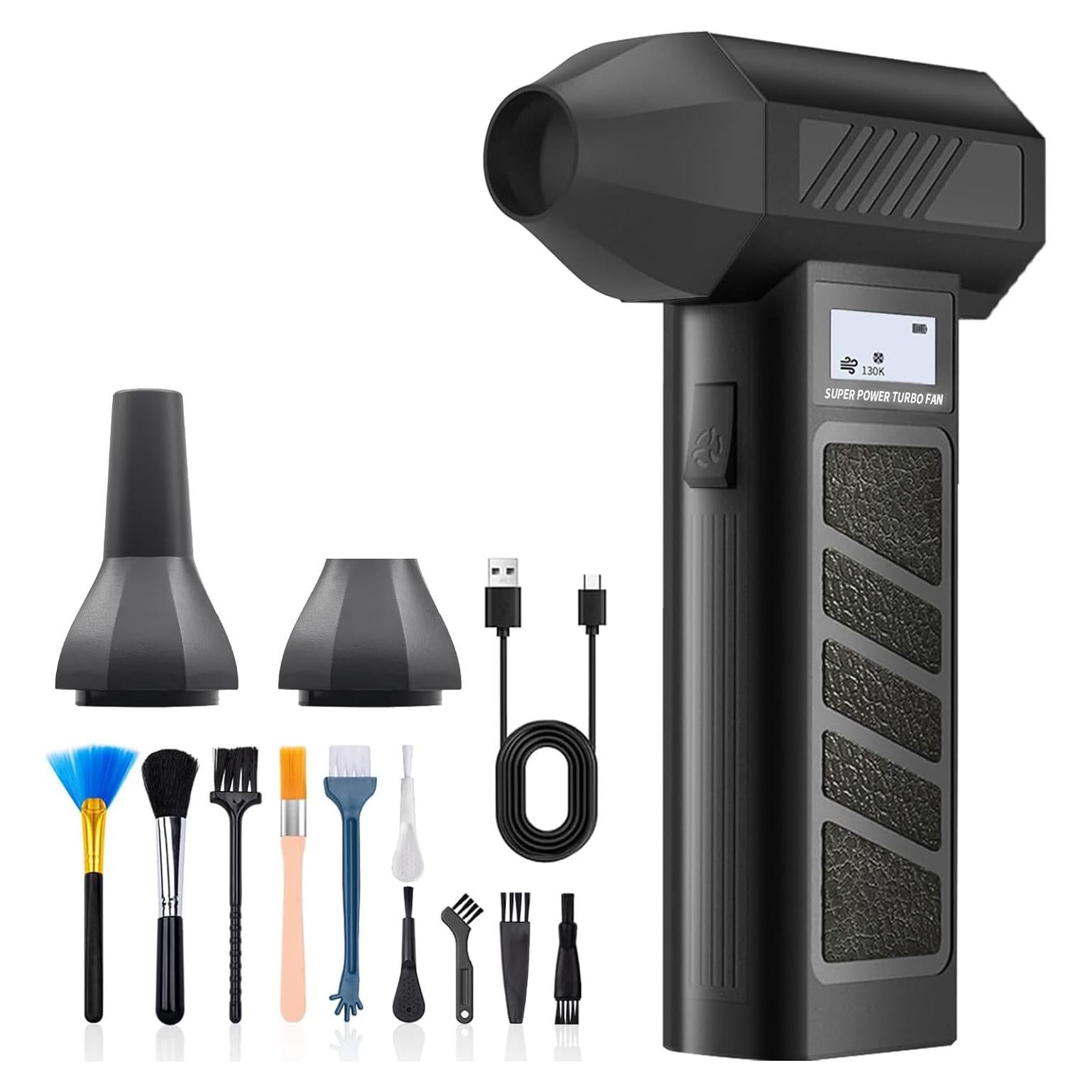 Soplador de Aire Eléctrico QINK ROLMIL 130000 RPM 4 Velocidades