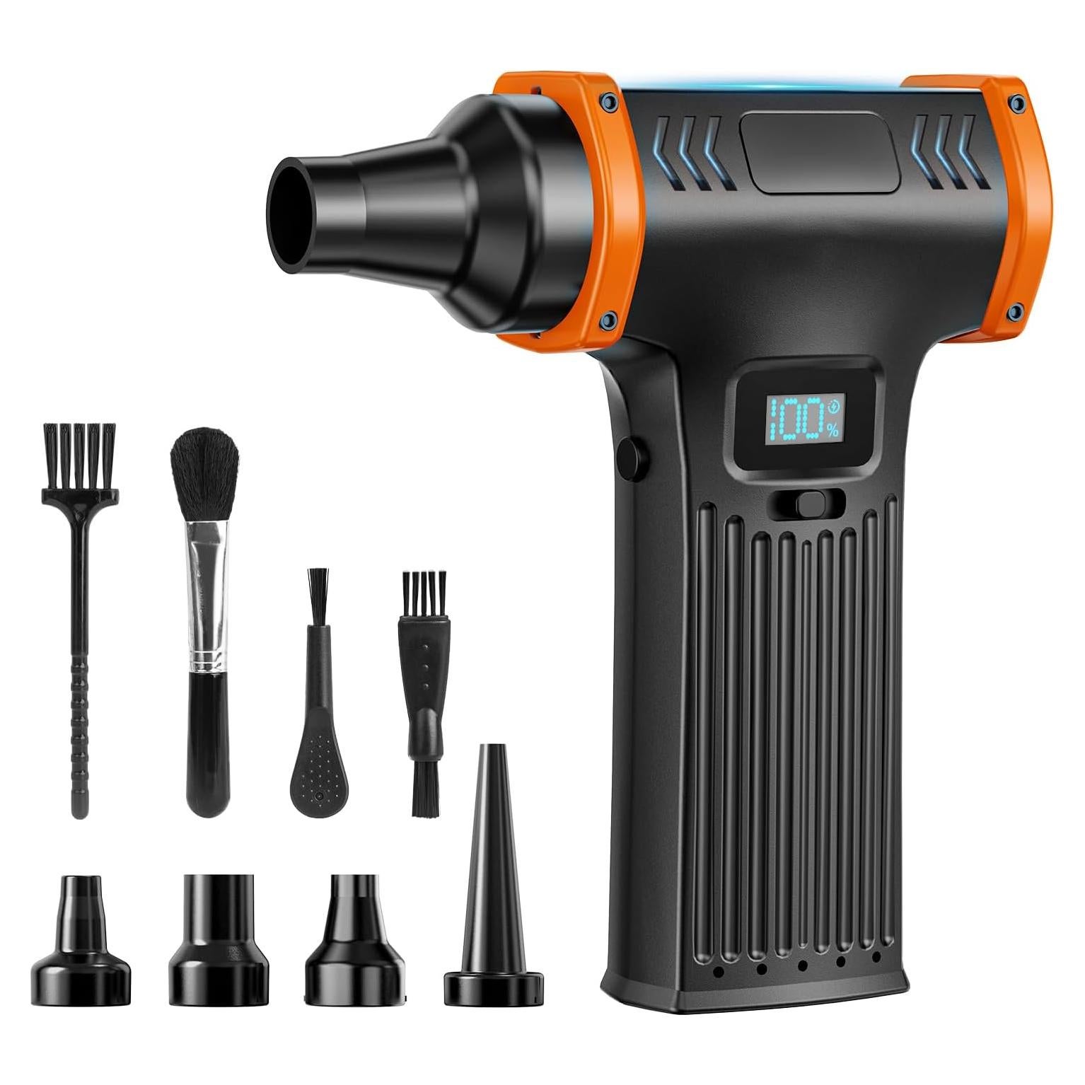 Soplador de Aire Eléctrico CAPNEW 150000 RPM Turbo 8000mAh