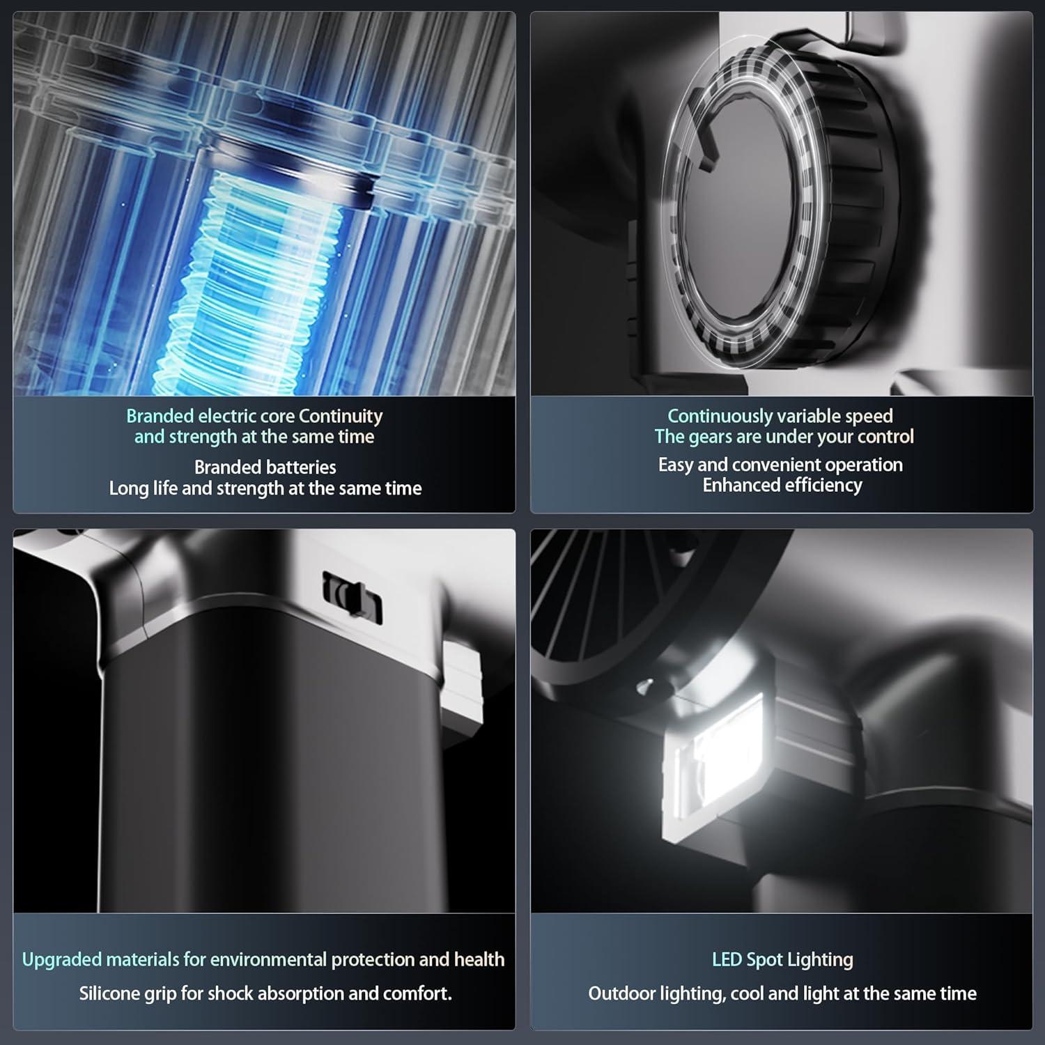 Soplador Turbo Performance Guru TF64A2 750W 1.4kg Portátil