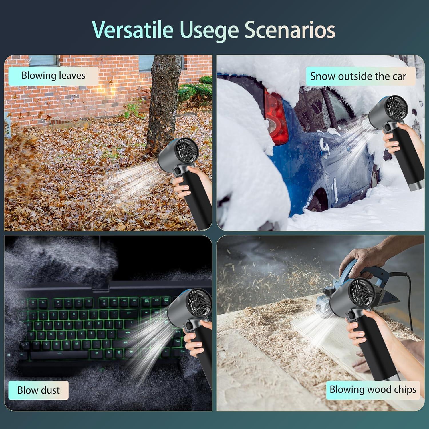 Soplador Turbo Performance Guru TF64A2 750W 1.4kg Portátil