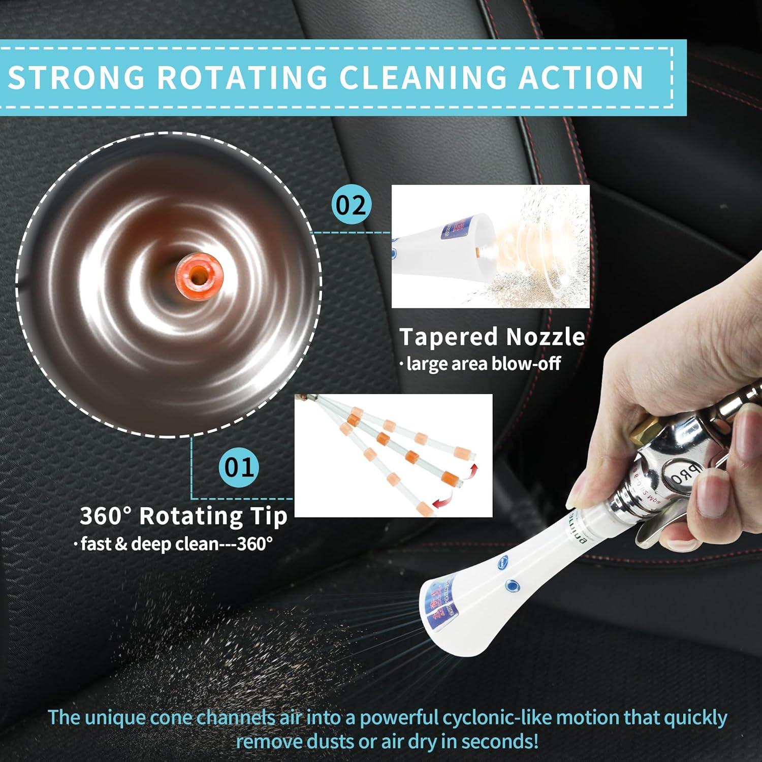 Pistola de aire GOCCIDA para limpieza de automóviles 190g