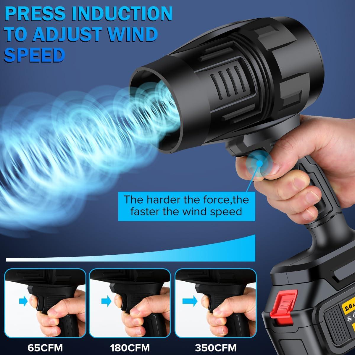 Soplador de Hojas Eléctrico Inalámbrico Cardmap DDCYJ-7 21V