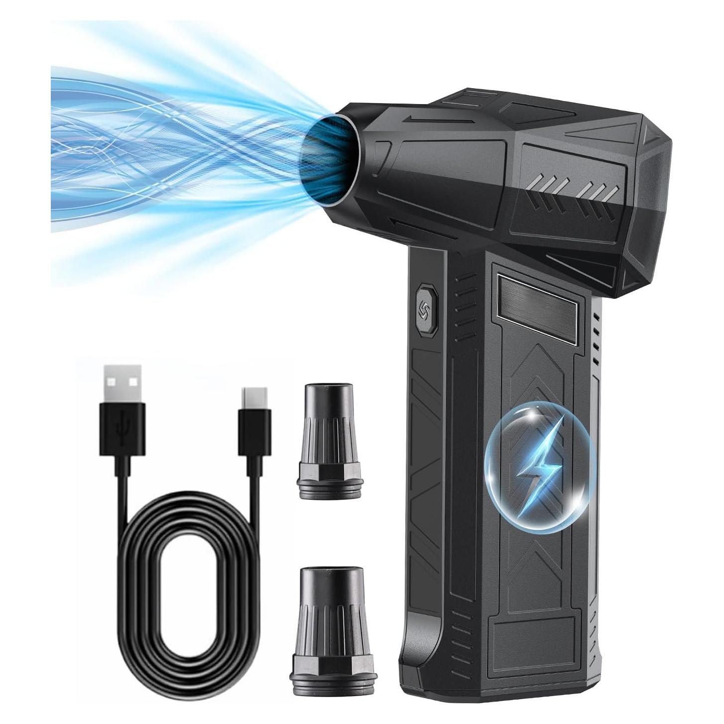 Soplador de Aire Comprimido Zezzo, 130000RPM, 3 Velocidades