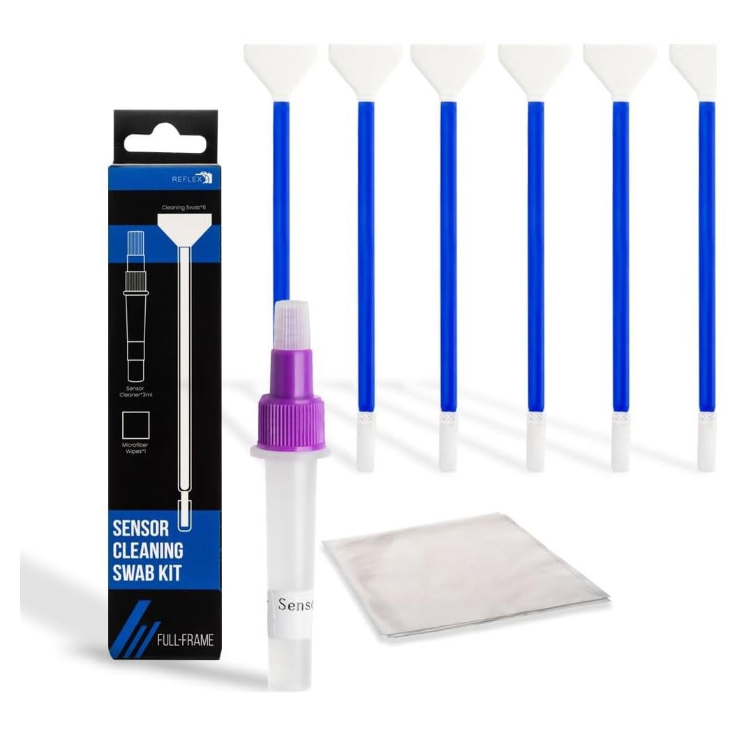 Kit de Limpieza de Sensor de Cámara Reflex 6 Piezas 24mm