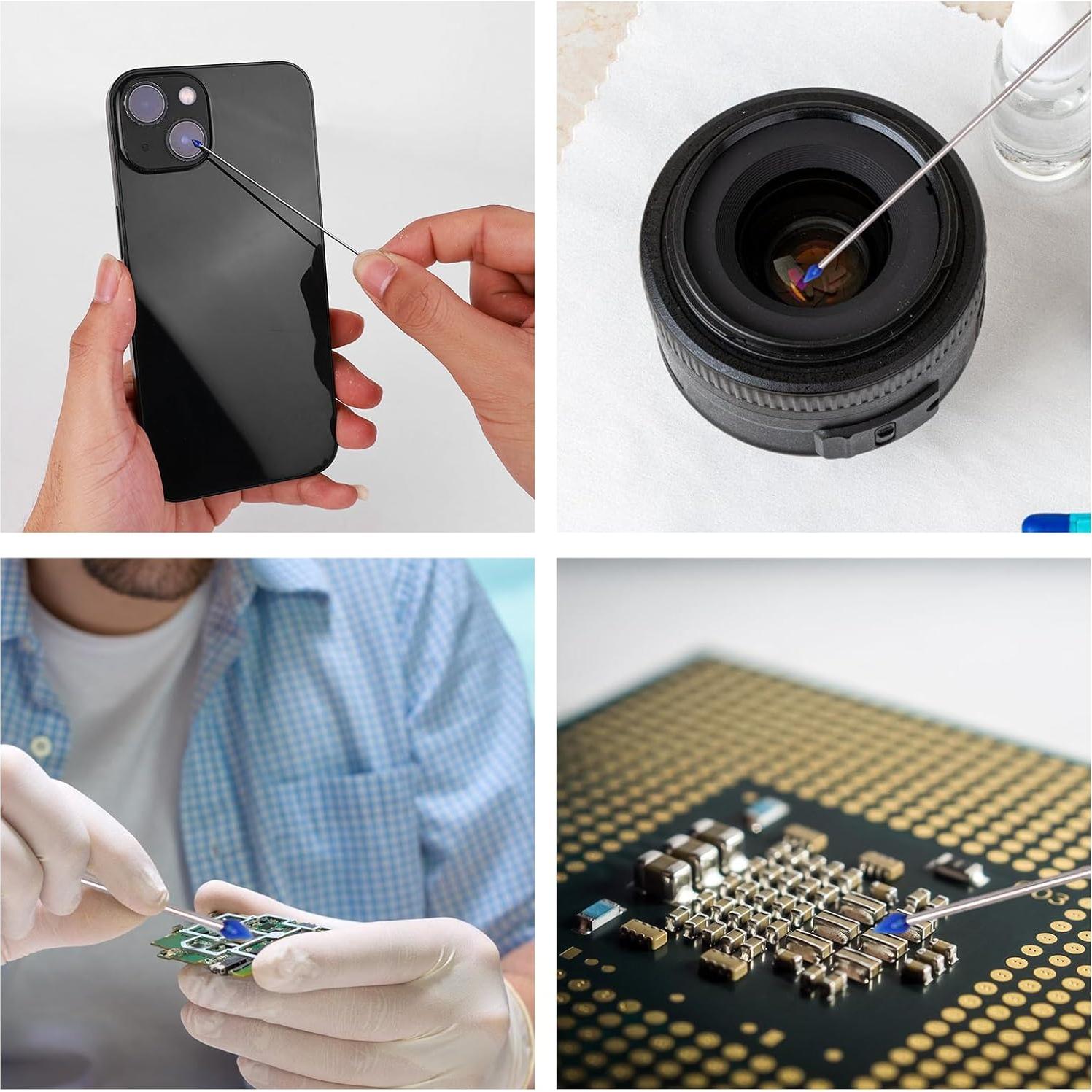 Hisopos de Gel Adhesivos ESD Antiestáticos AAnoutuo - 10 Paquetes