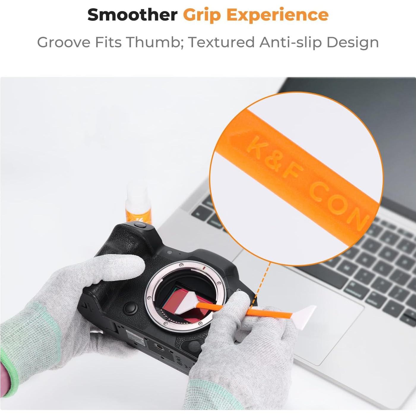 Kit de Limpieza de Sensor K&F Concept 16mm para APS-C