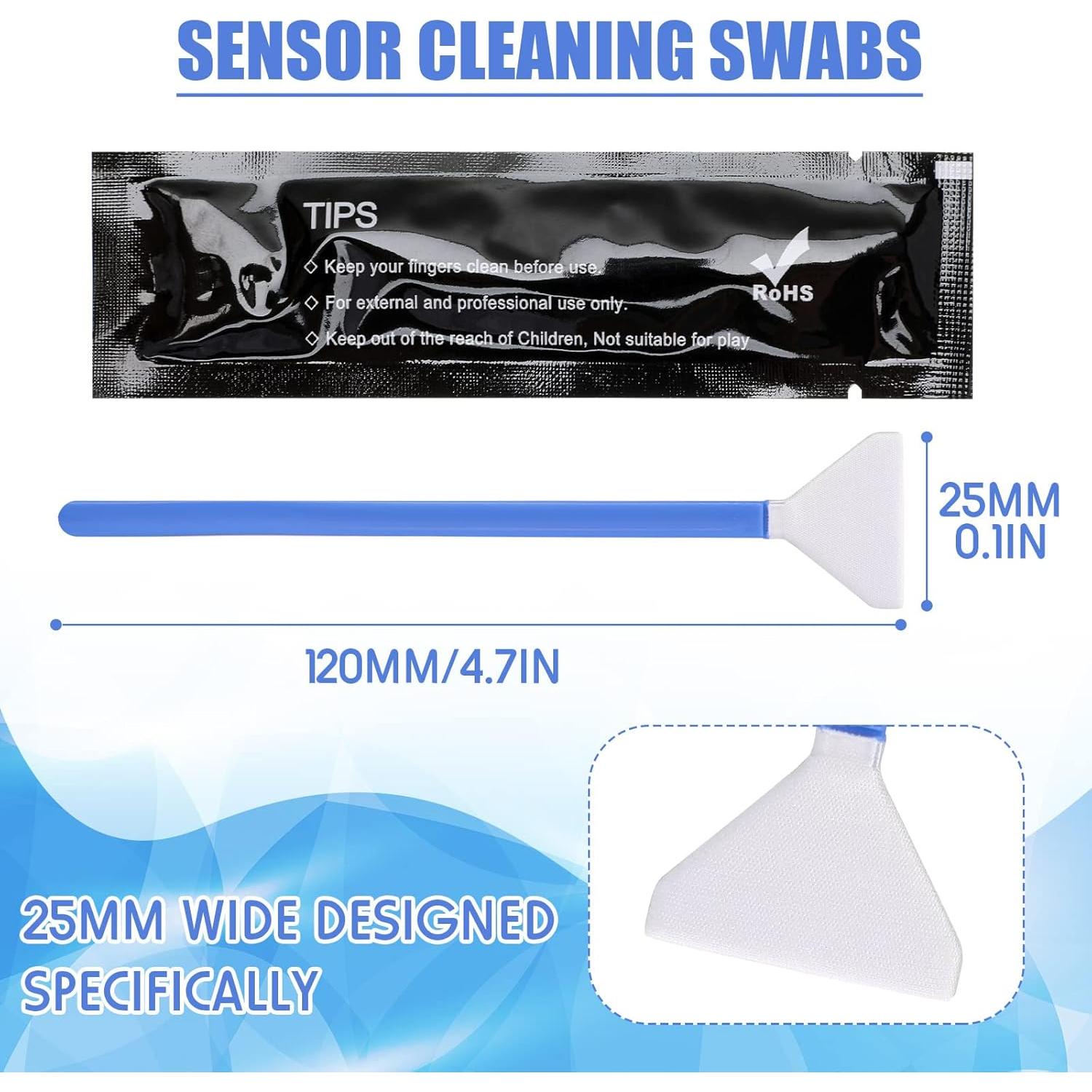Kit de Limpieza de Sensor Konohan 45 Piezas 25mm Microfibra