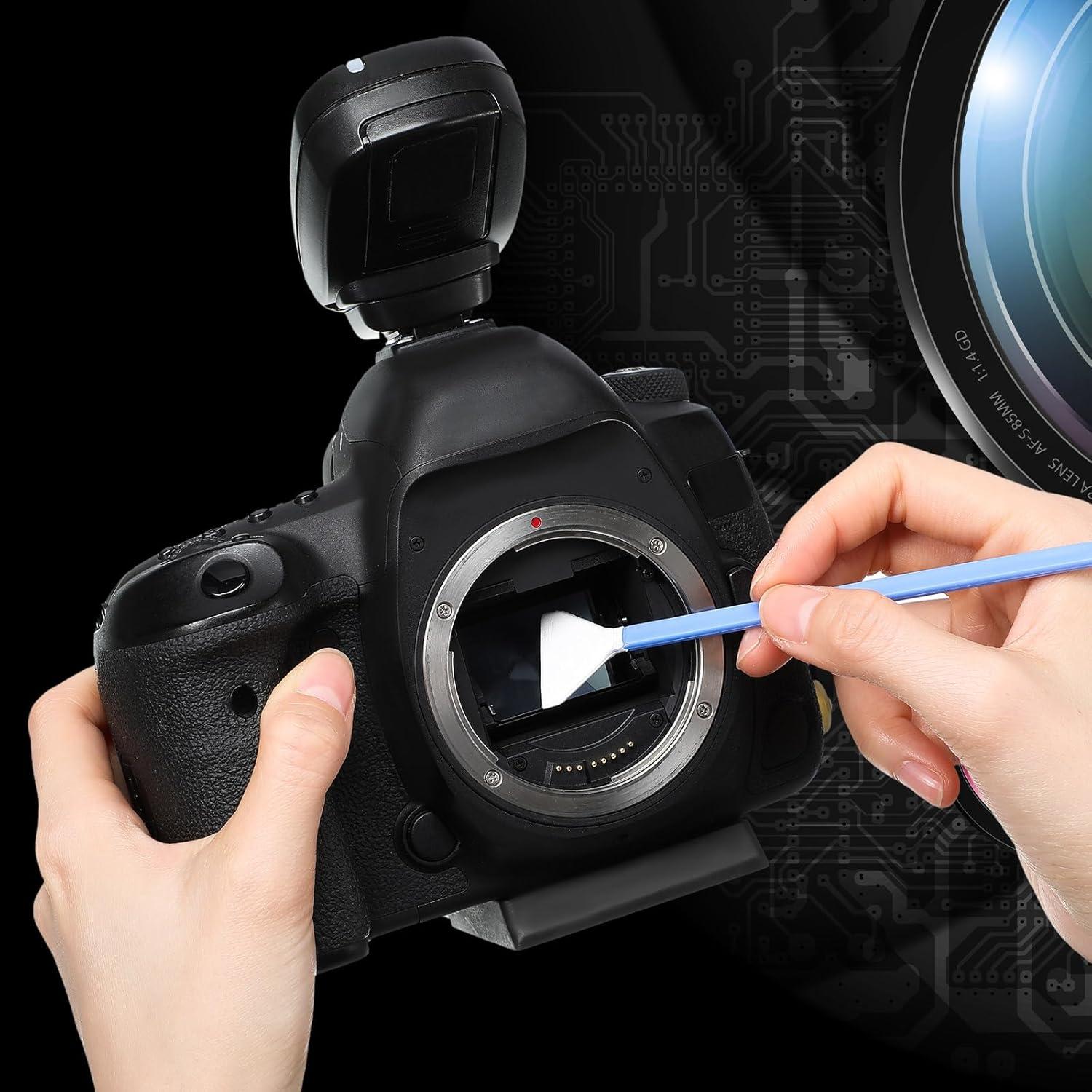 Kit de Limpieza de Sensor Konohan 45 Piezas 25mm Microfibra