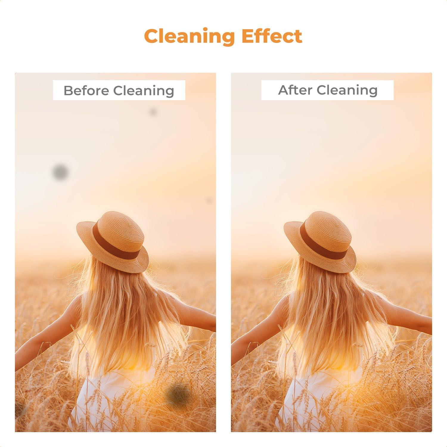 K&F Concept Kit de Limpieza de Sensor 14 Pcs 24mm Doble Punta