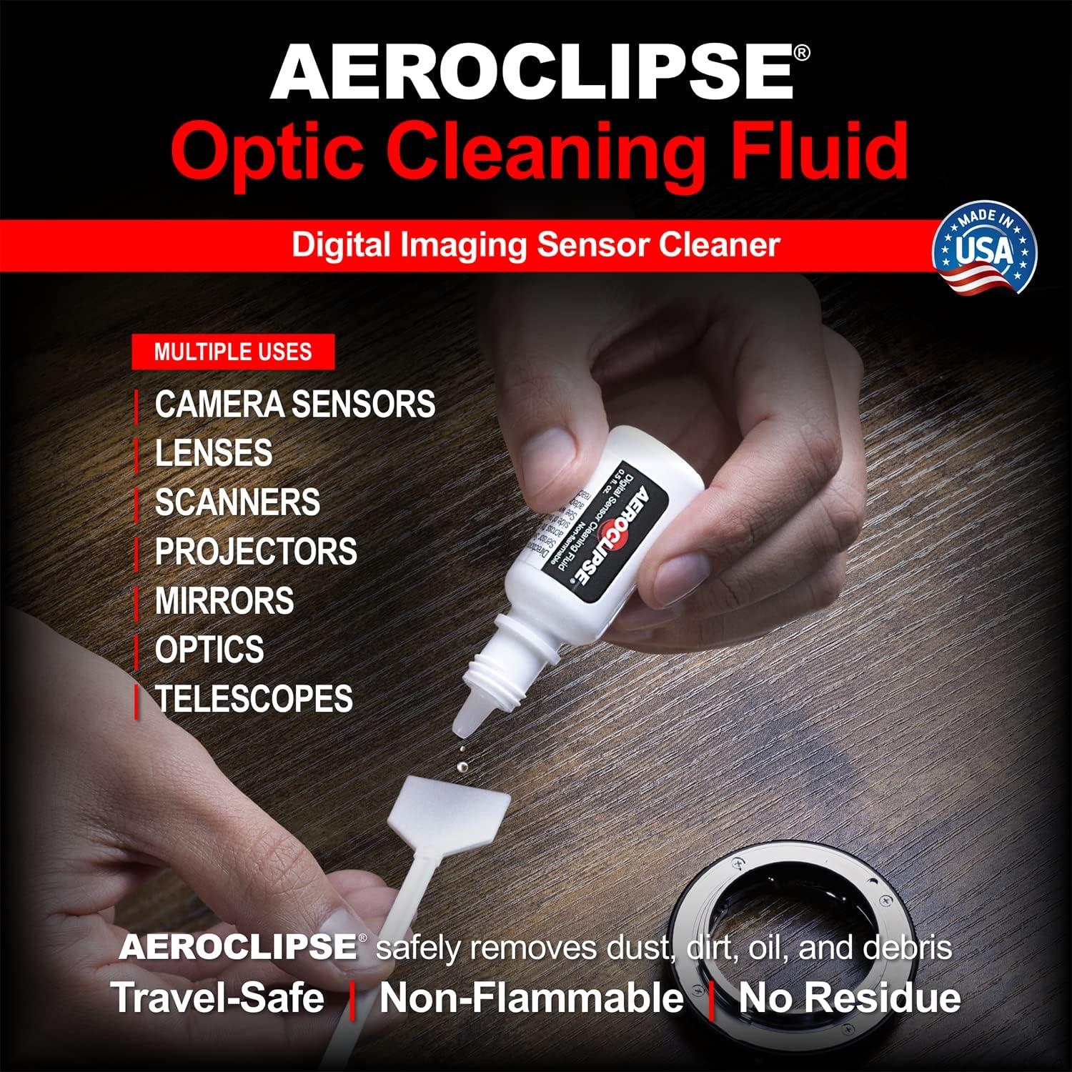 Líquido de Limpieza Óptica Aeroclipse 15ml + Toallitas PEC-PAD