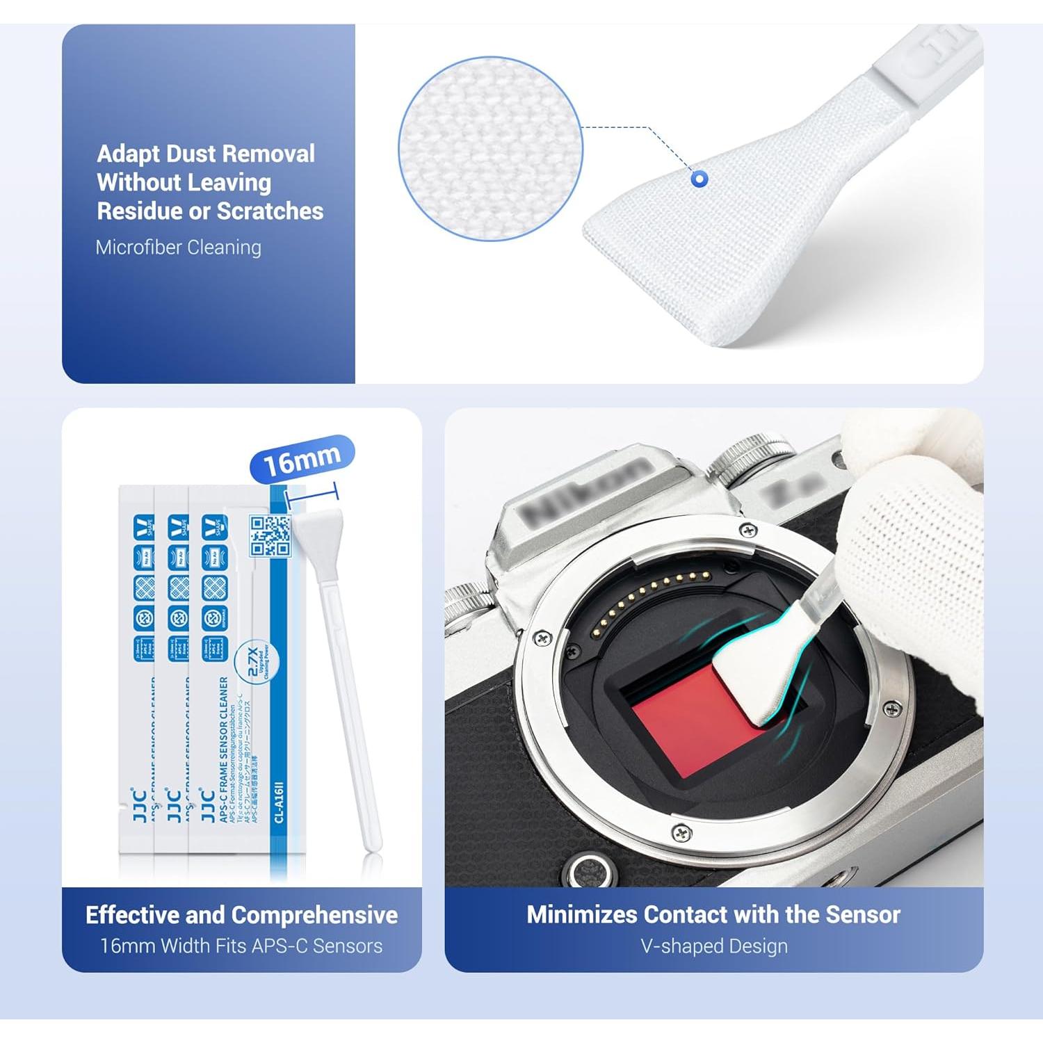 Kit de Limpieza de Sensor de Cámara APS-C Jinjiacheng con Luz