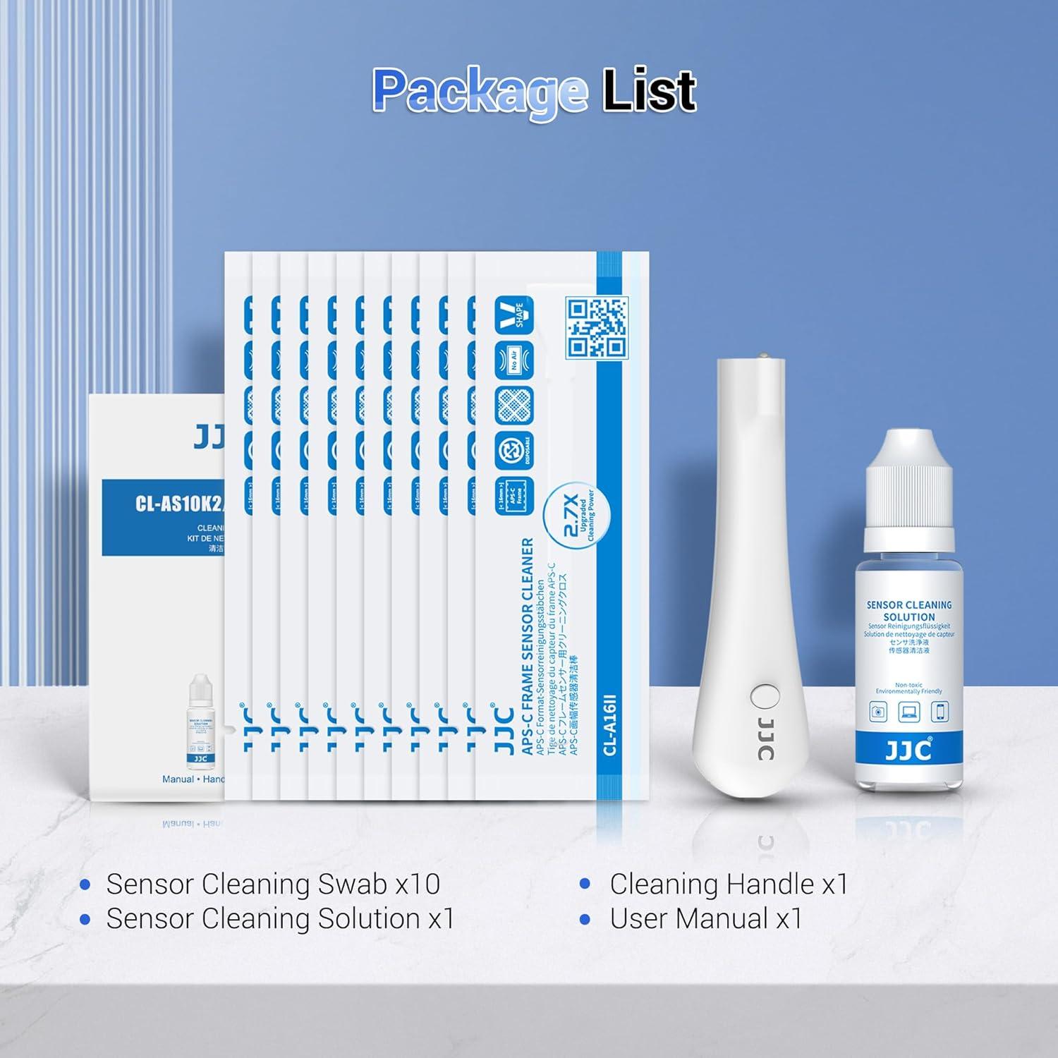 Kit de Limpieza de Sensor de Cámara APS-C Jinjiacheng con Luz