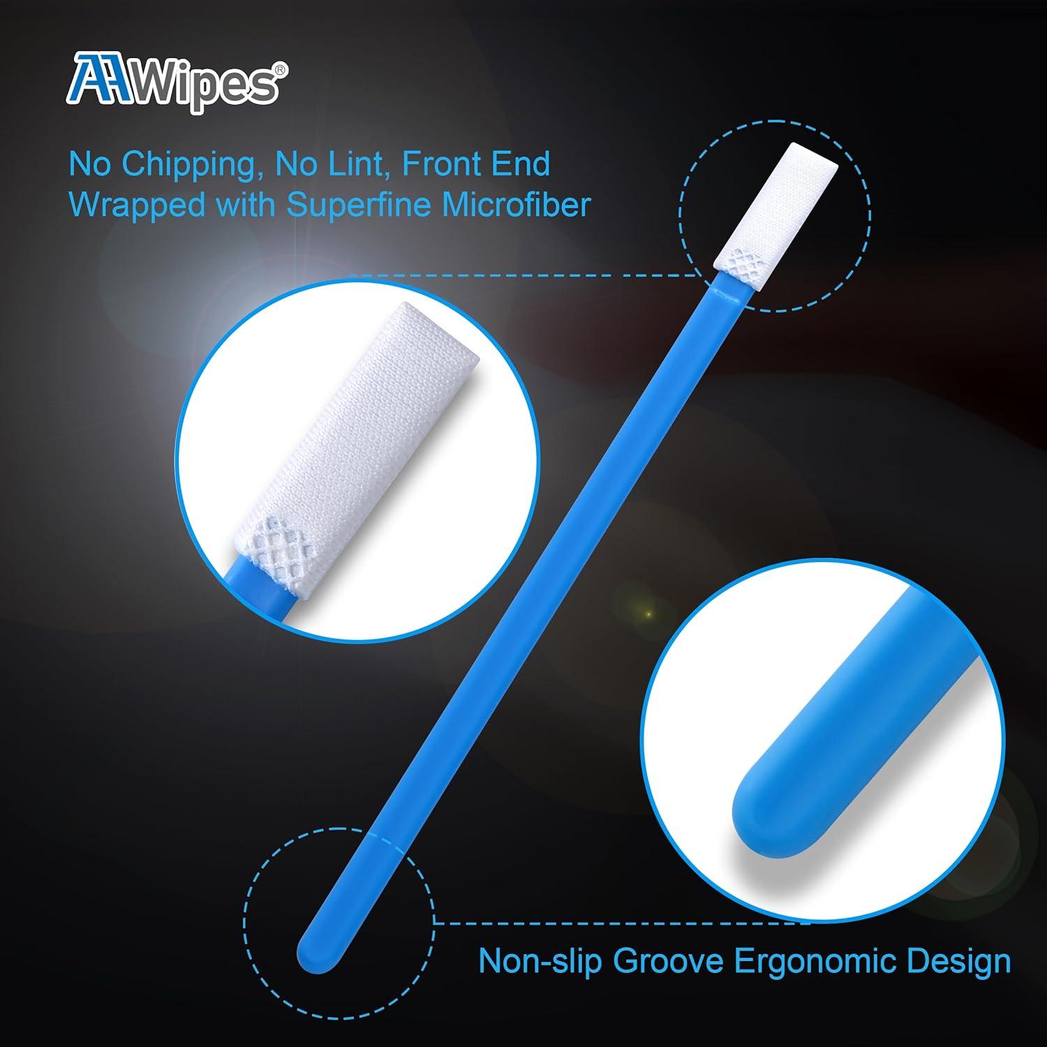 Kit de limpieza de sensor AAWipes 20 hisopos 6mm microfibra