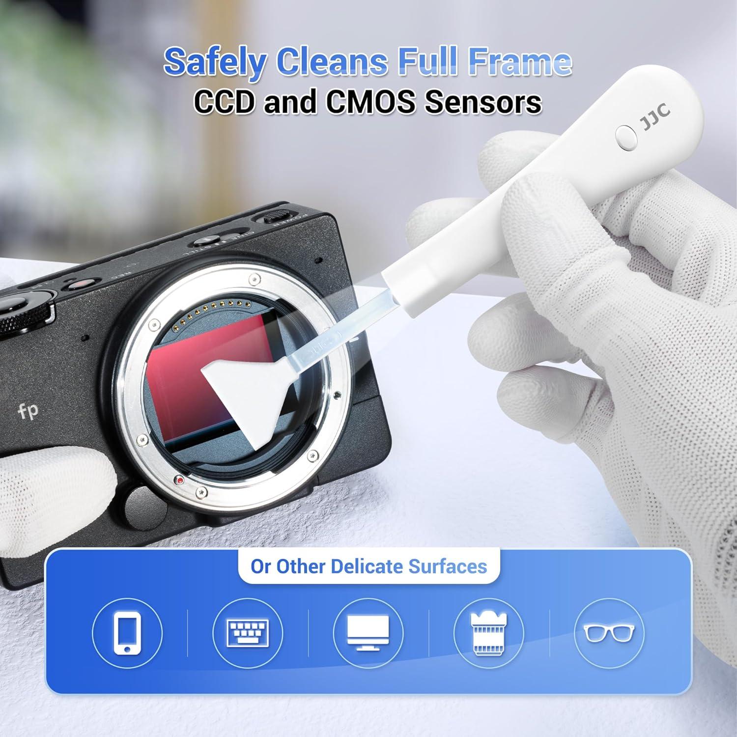 Kit de Limpieza de Sensor de Cámara Jinjiacheng con Luz y 10 Hisopos