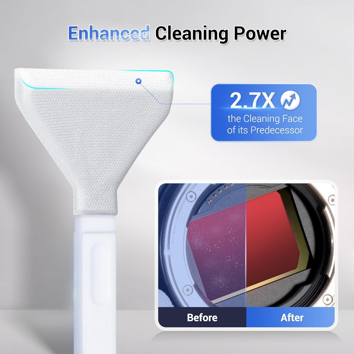 Kit de Limpieza de Sensor de Cámara Jinjiacheng con Luz y 10 Hisopos