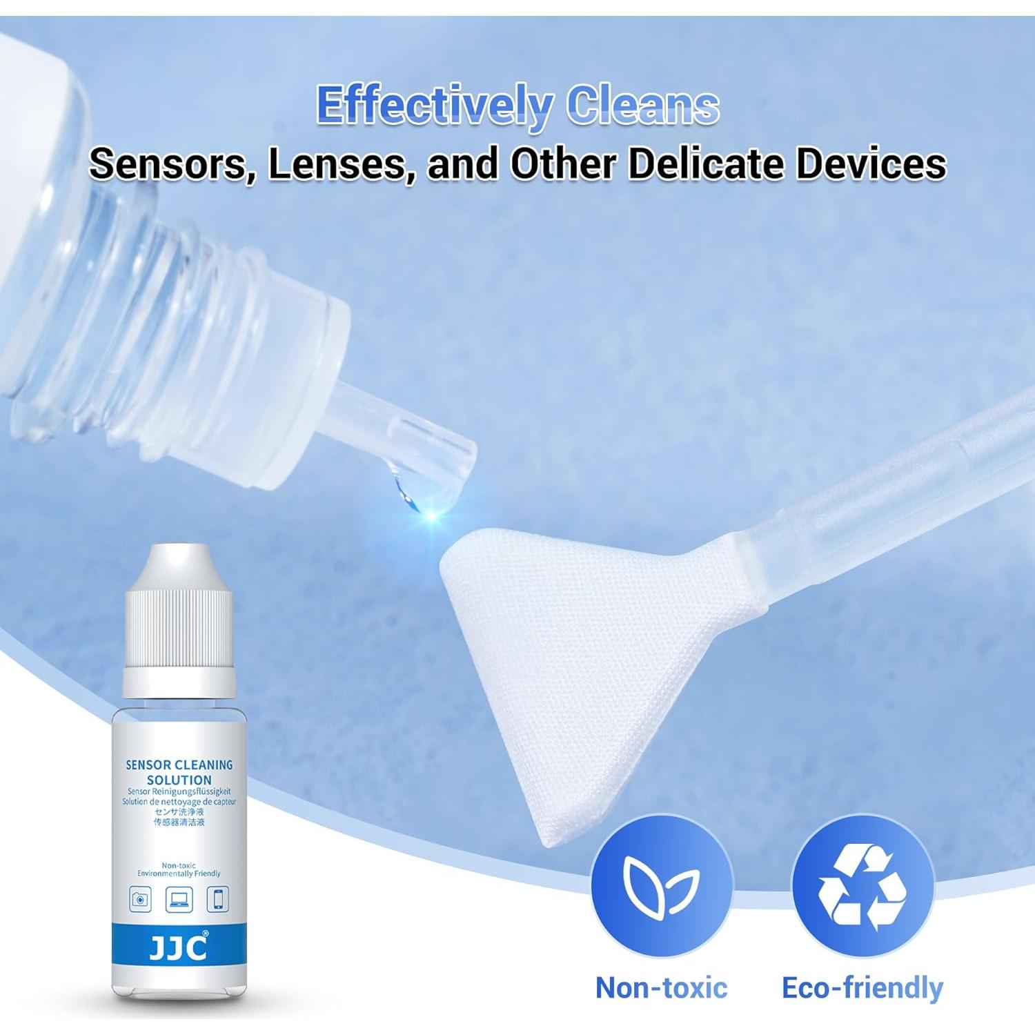 Kit de Limpieza de Sensor de Cámara Jinjiacheng con Luz y 10 Hisopos