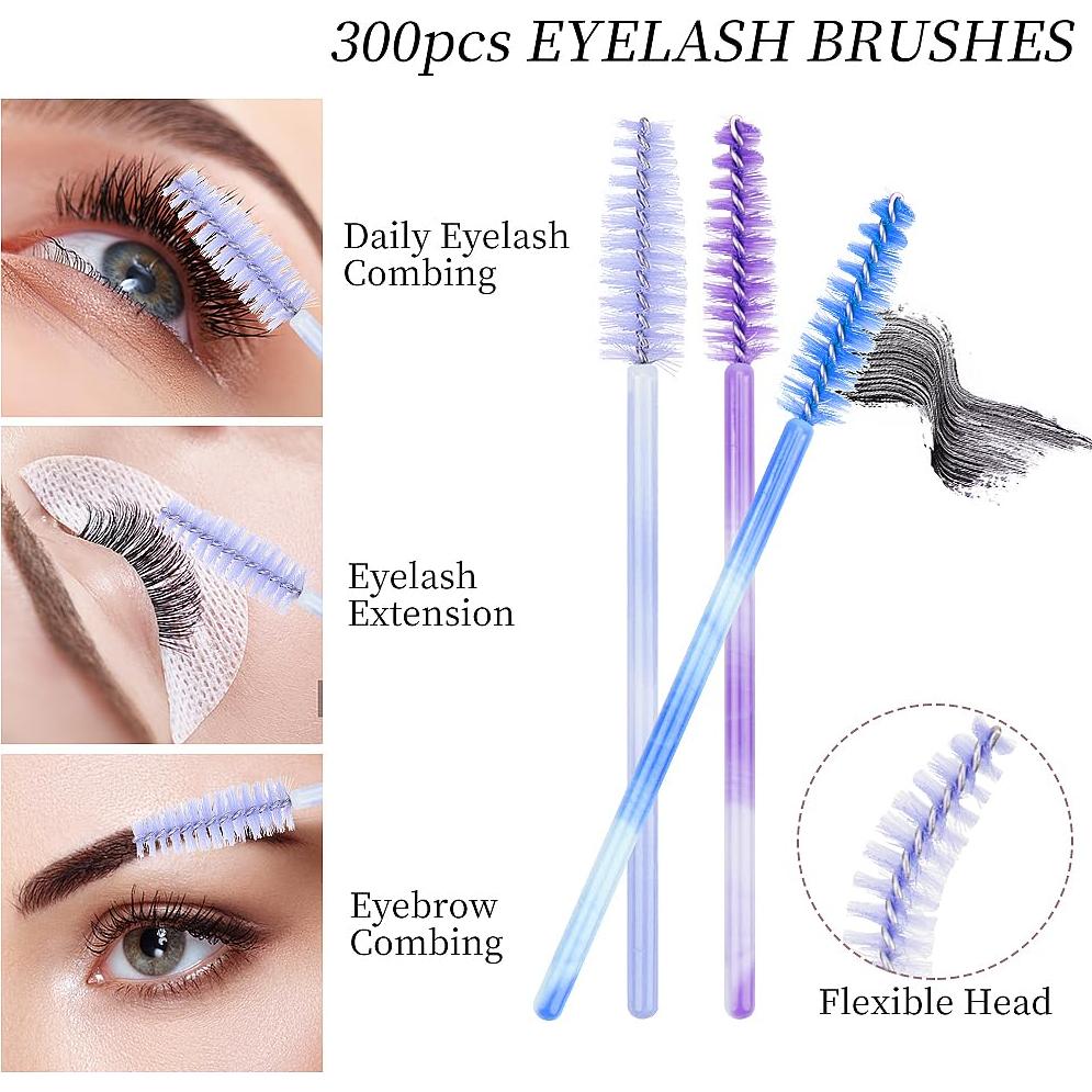 300 Varitas Desechables YISU para Extensión de Pestañas