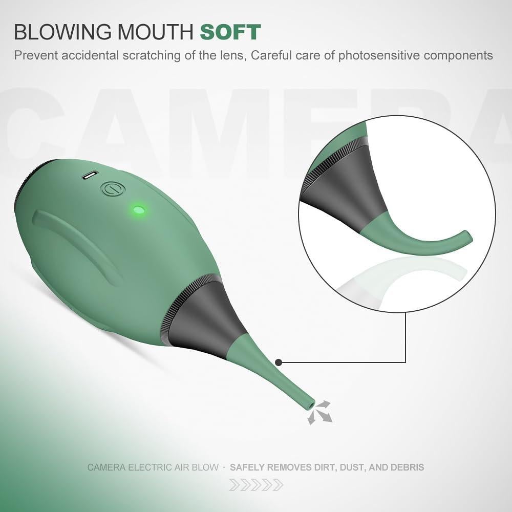 Soplador de Aire Eléctrico LYNCA con 4 Boquillas Reemplazables