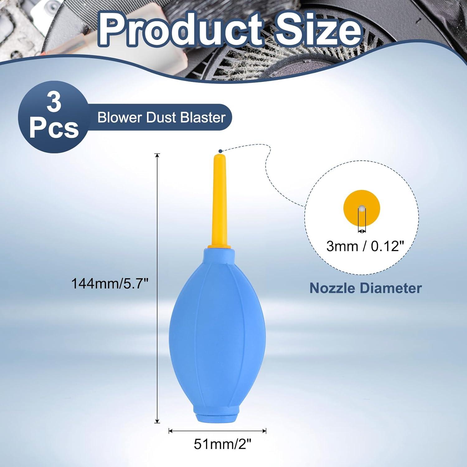 Blower de Aire PATIKIL 3 Pcs con Punta Suave para Limpieza