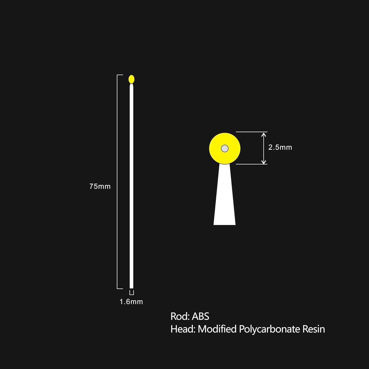 Hisopos de Limpieza AAwipes Gel Pegajoso 10 Paquetes 2.5 mm