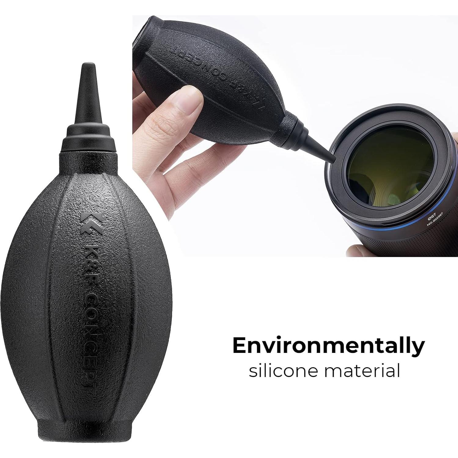 K&F Concept Kit de Limpieza de Sensor DSLR 24mm + 20ml Líquido