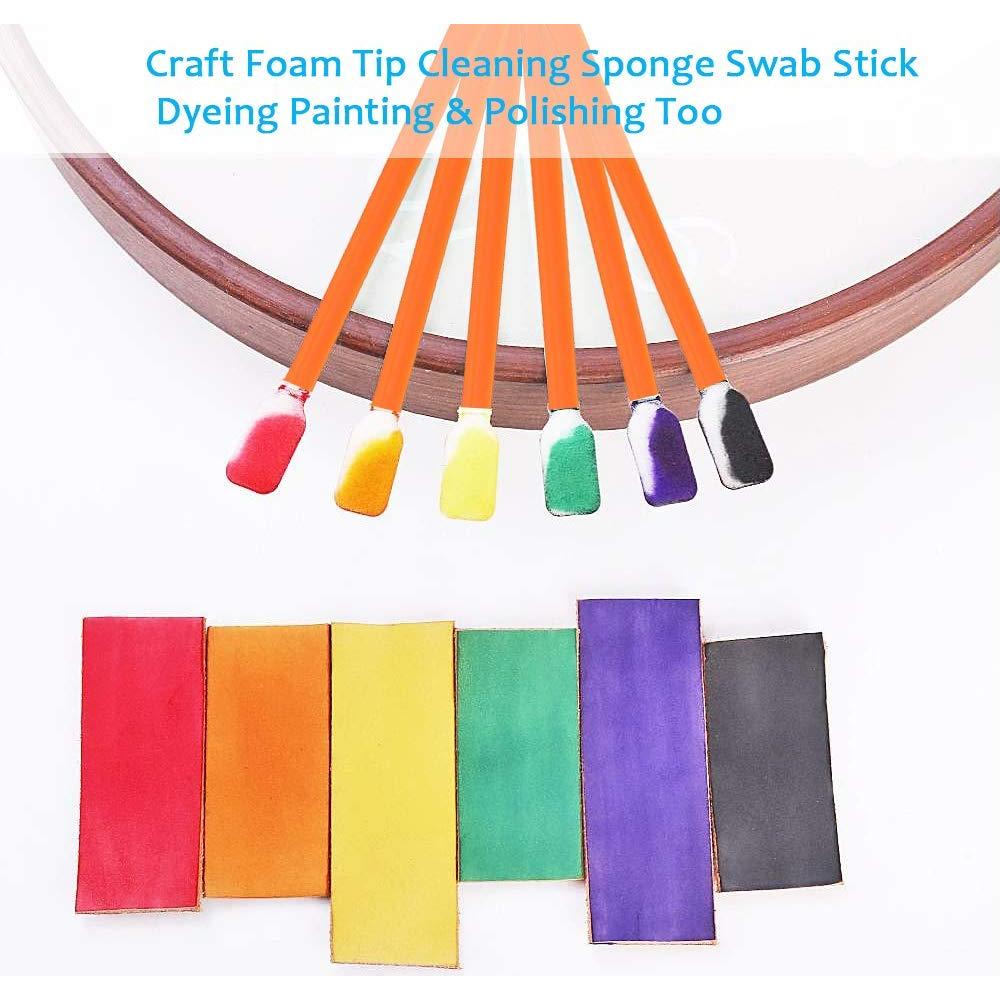 Kit de Hisopos de Limpieza Wellgler 100 Pcs Naranja Multiusos