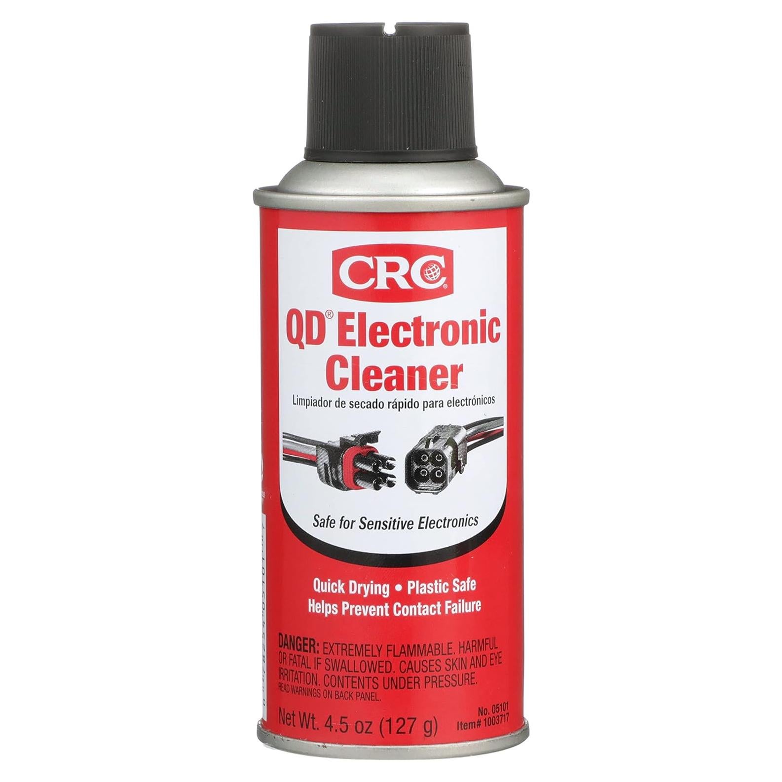 Limpiador Electrónico CRC QD 05101 - 127.57 g, Seguro para Plásticos