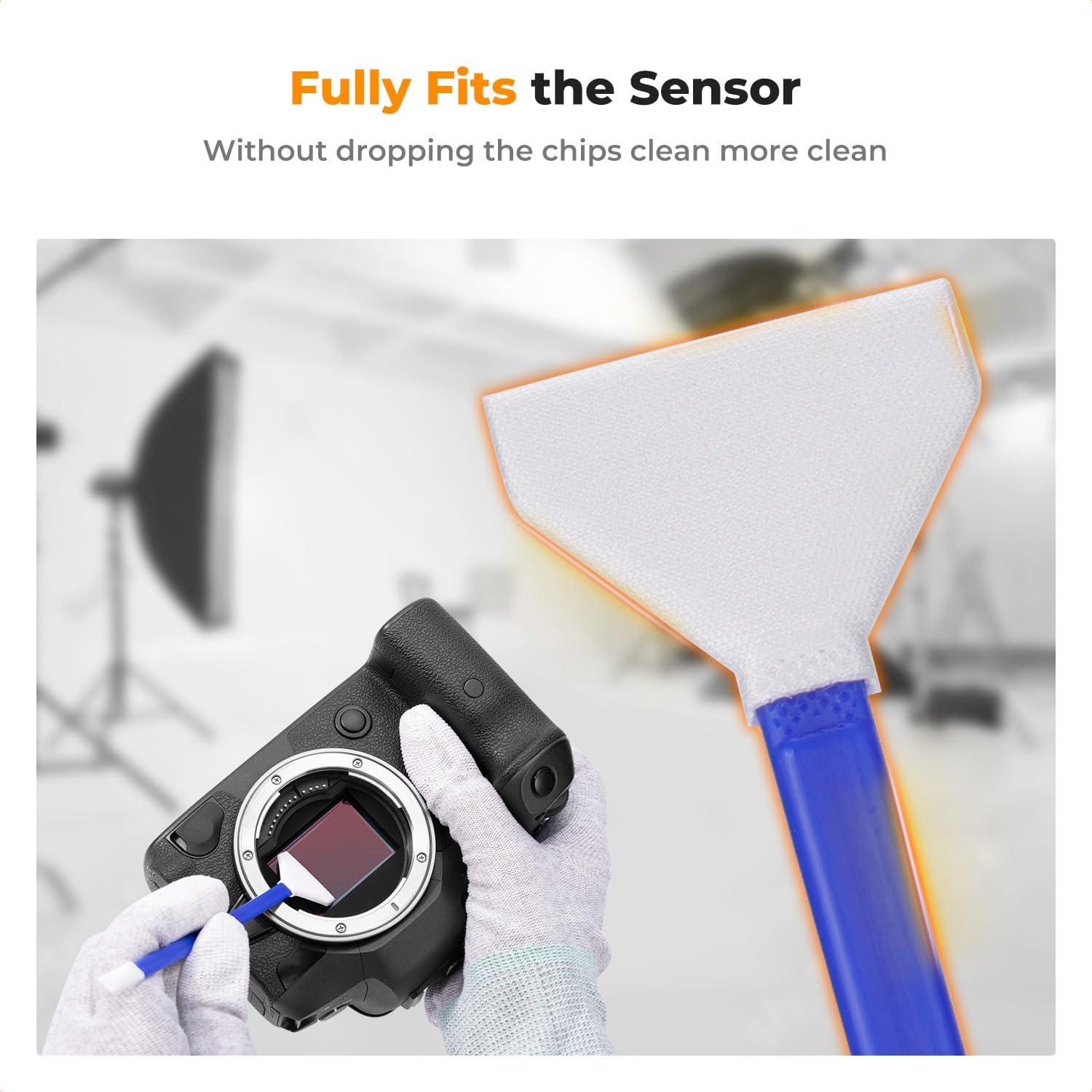 K&F Concept Kit de Limpieza de Sensor 24mm para Cámaras DSLR