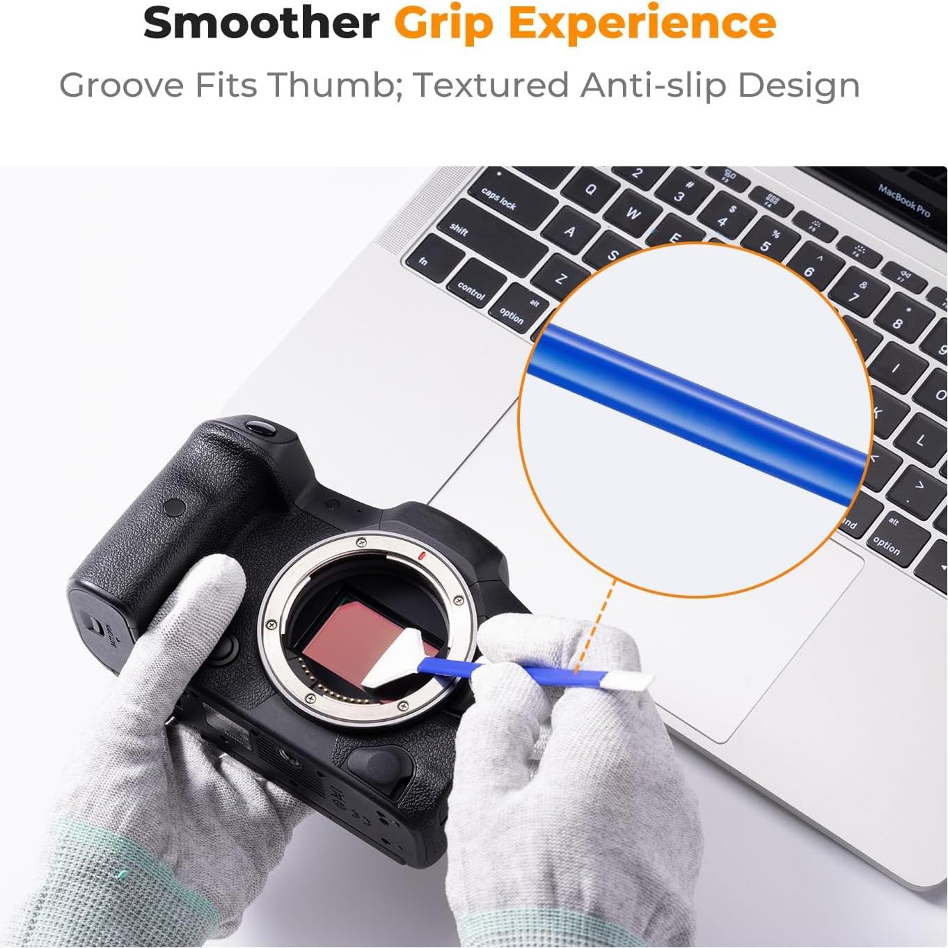 K&F Concept Kit de Limpieza de Sensor 24mm para Cámaras DSLR