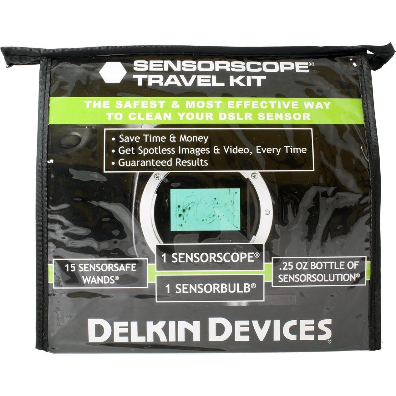 Kit de Viaje Delkin para Limpieza de Sensores DSLR y Sin Espejo