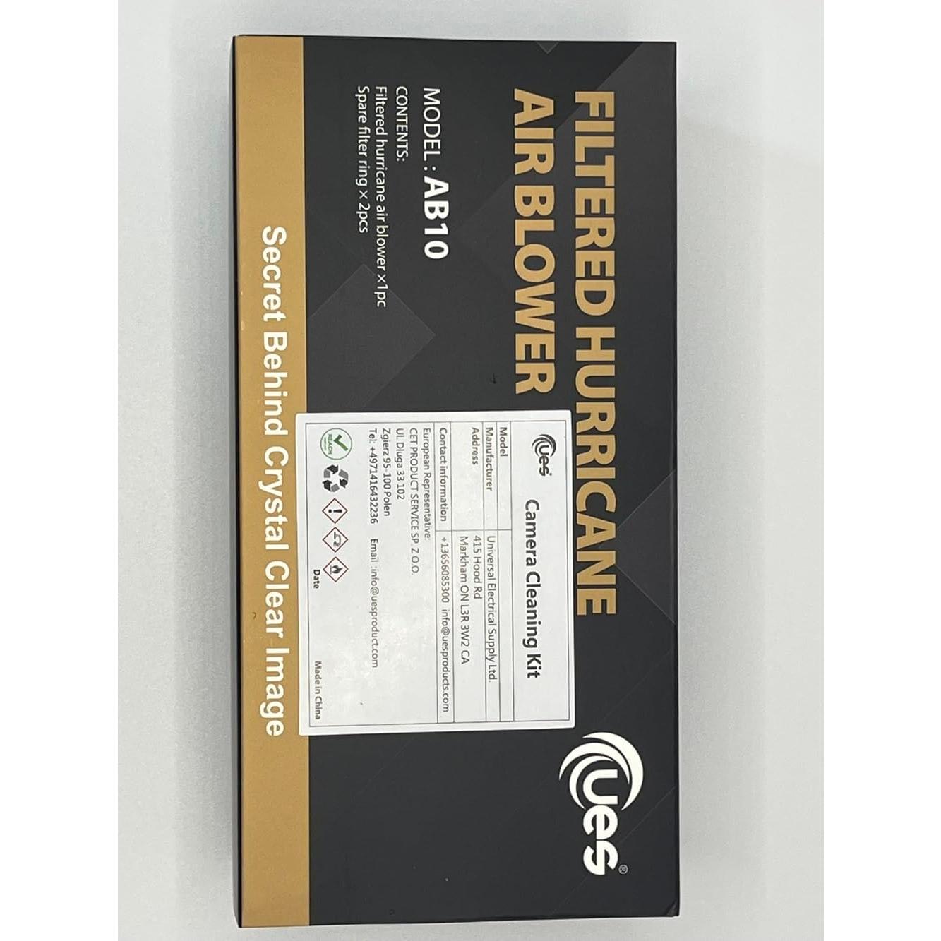 Soplador de Aire UES AB10 con Filtro de Polvo para Cámaras